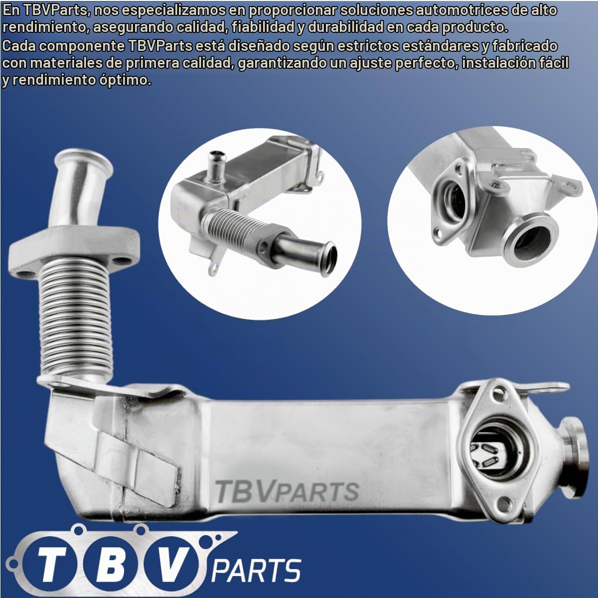 Enfriador EGR 7794245 11717794245 11717790065 7790065 WG1720686 Enfriador de gases de escape Refrigerador de la Válvula EGR Elemento Enfriador para E87 3 E46 E90 5 E60 E61 E63 X3 E83 X5