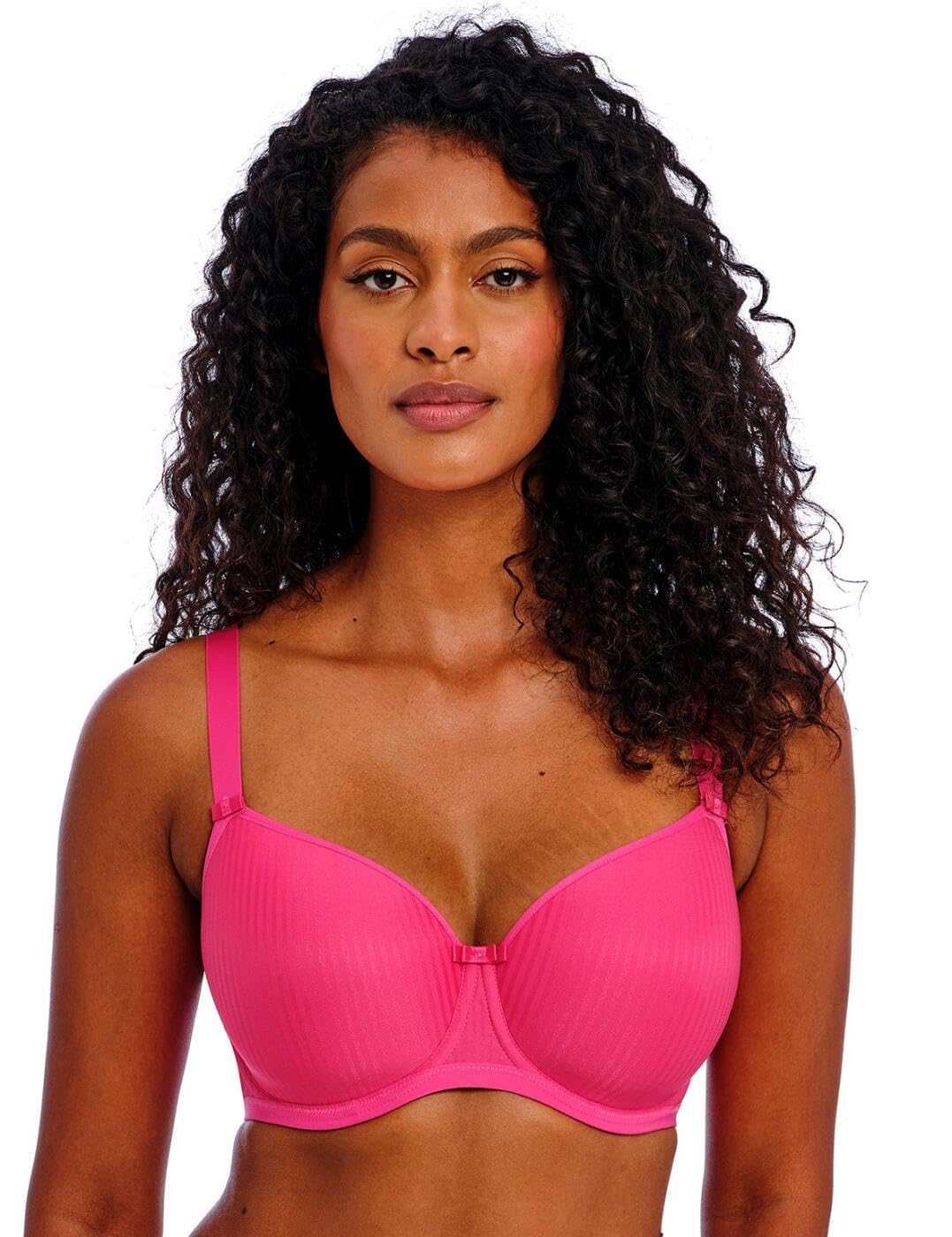 Freya Women's Idol Underwire Molded T-Shirt Bra., Hot Pink, 34H US