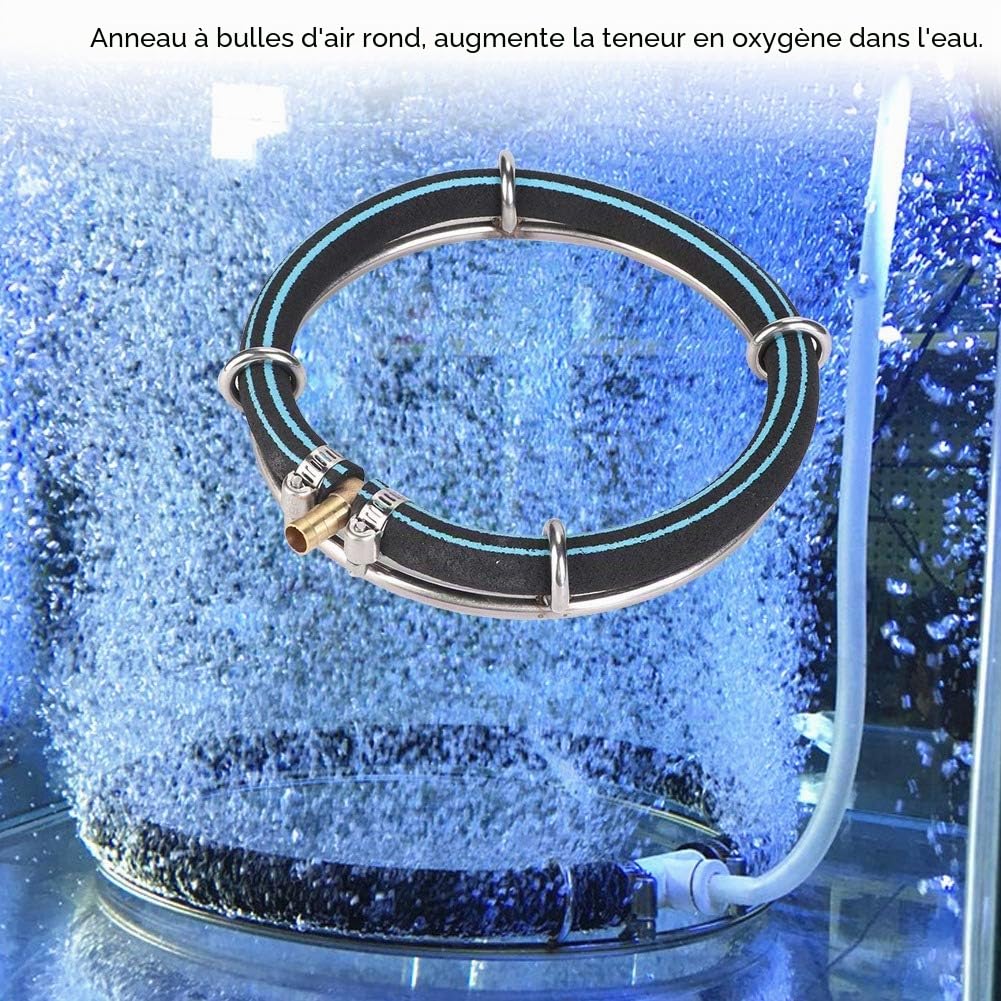 Anneau de diffuseur de Bulles d'air Rond d'aquarium pour Aquarium et Aquarium(25cm)