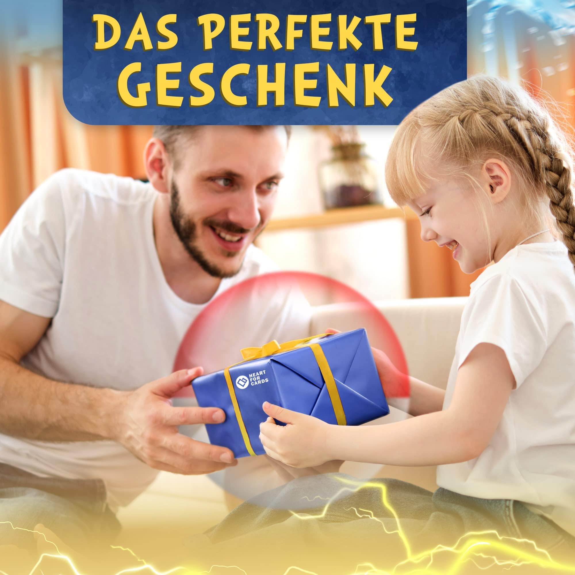 400x Pokémon Karten Deutsch 20 Holo oder Reverse Holo - 330x Common - 50x Energiekarten – Originale Karten aus aktuellen Sets Zufällige Auswahl Sammelkarten + Heartforcards® Versandschutz