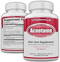 Vista 10 de Suplementos vitamínicos para tratamiento del acné de Acnetame (60 pastillas)