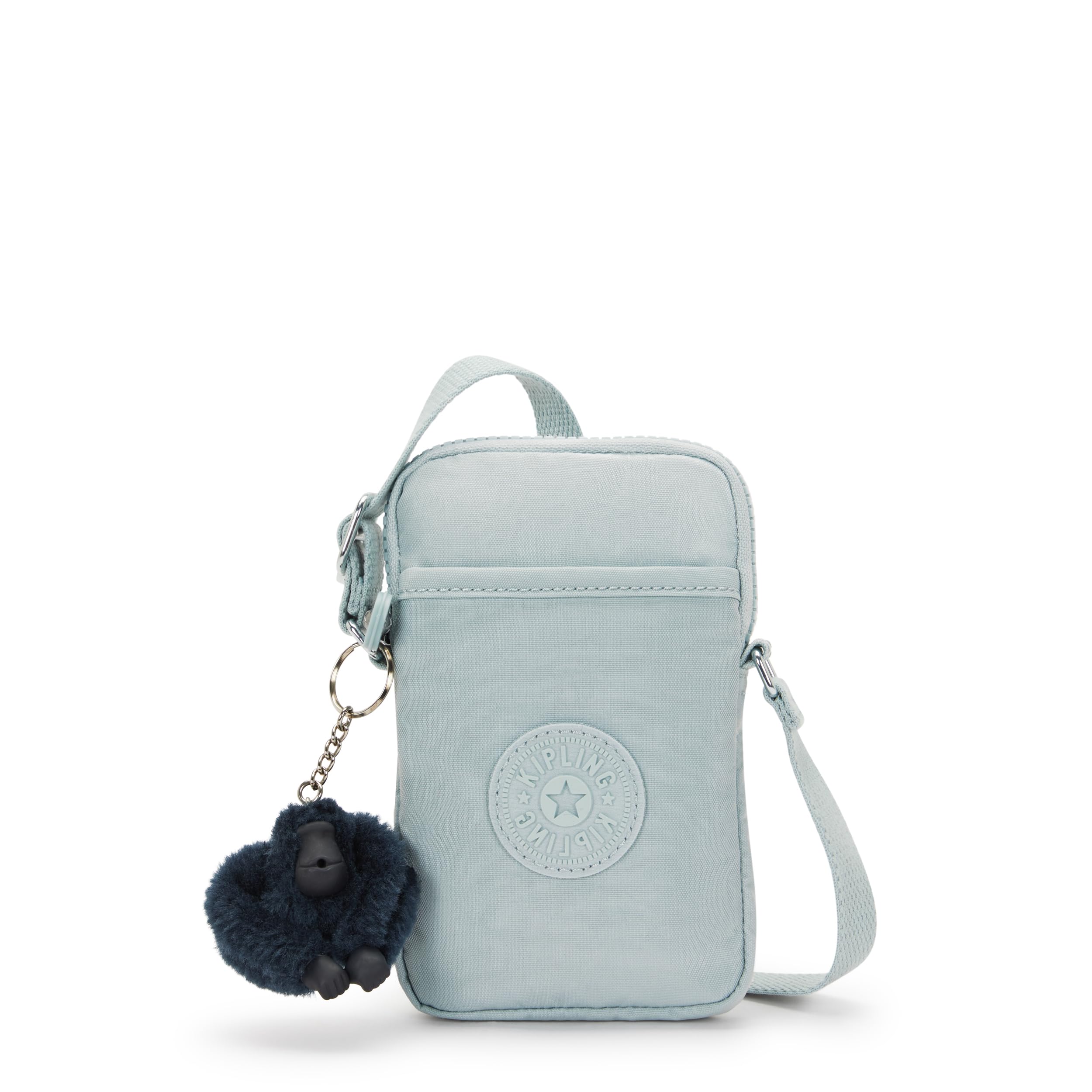 Kipling TALLY Phone Bag With Adjustable Crossbody Strap- Breezy Blue RRP £39