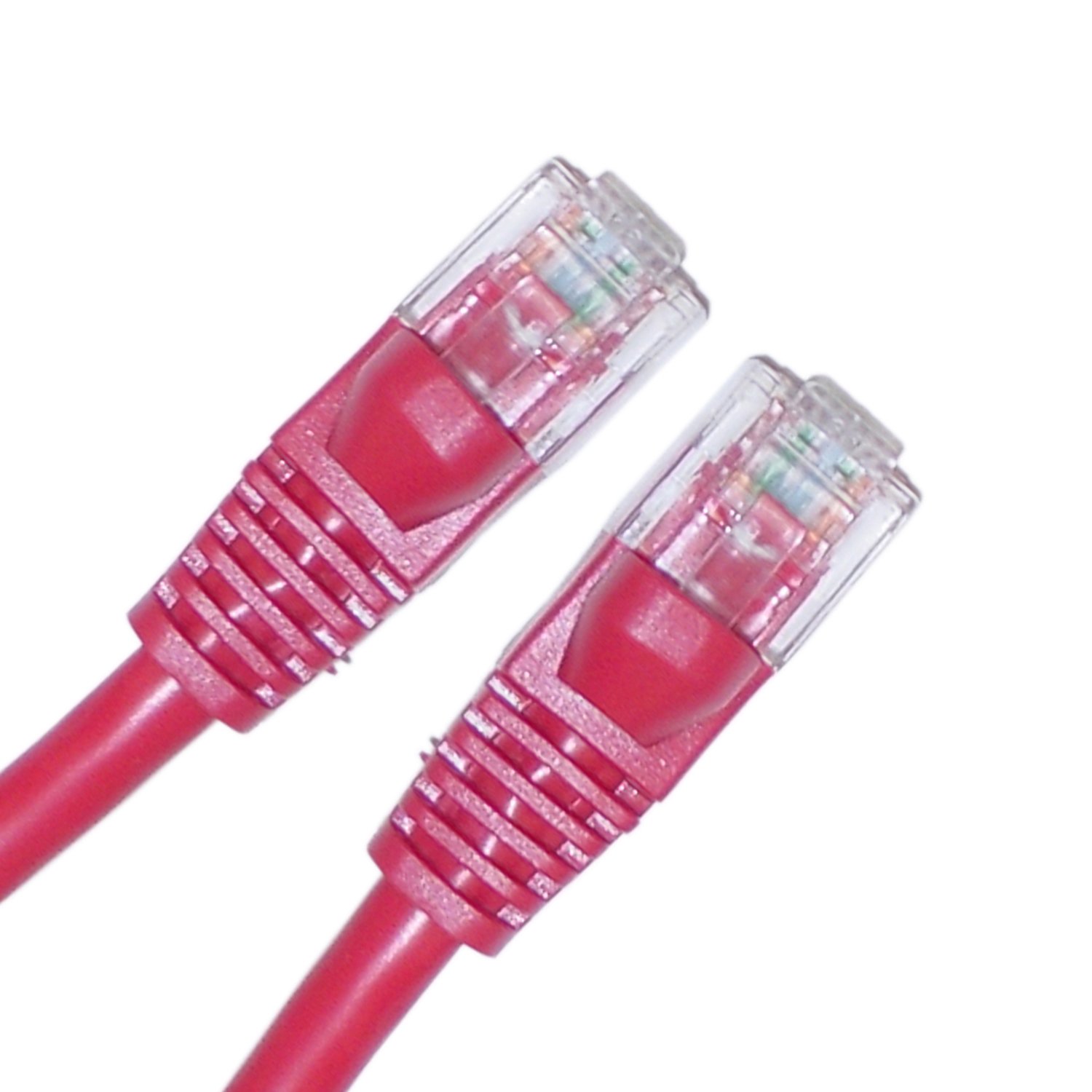 Edragon 100 'CAT5e Red cavo Ethernet incrociato, Snagless/Molded Boot, confezione da 1 (ED696399)