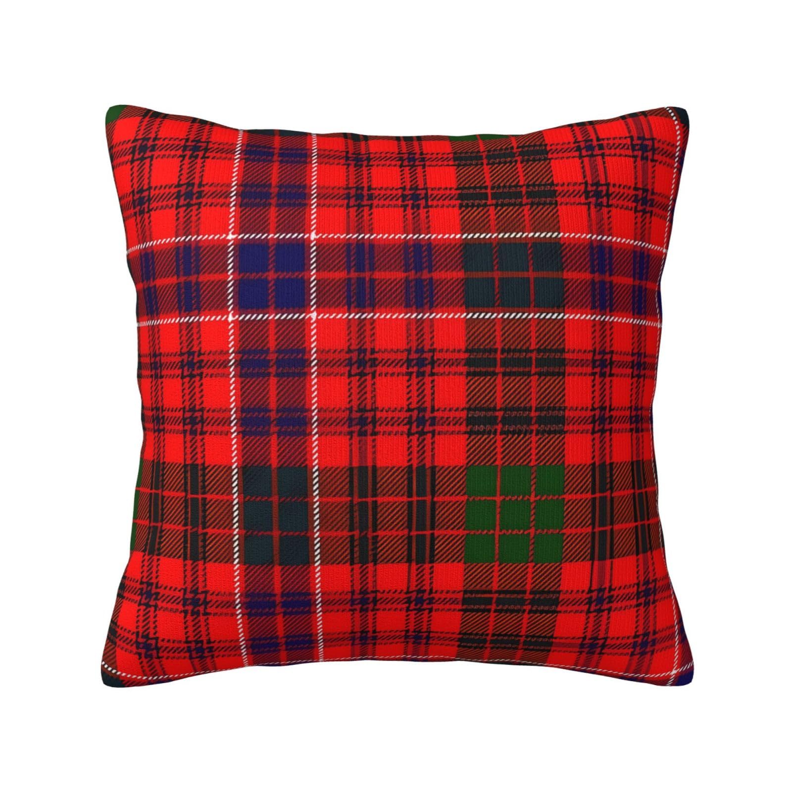 Clan Macrae Tartan Throw Pillow Decorative Cushion Covers Pillowcase 18x18 in