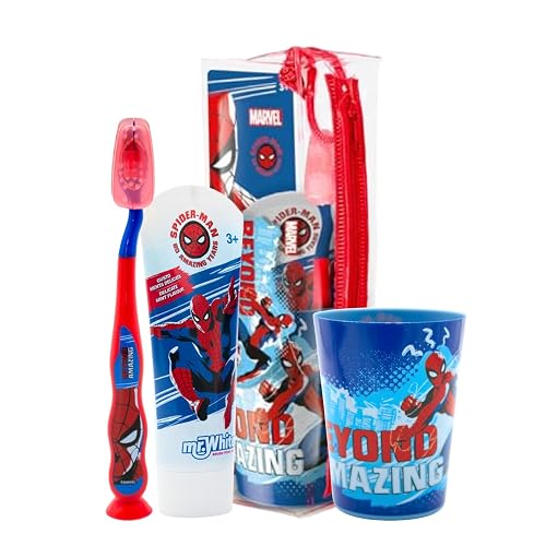 Mr White Jr - Estojo com conjunto de Homem-Aranha : Amazon.es: Saúde e Casa