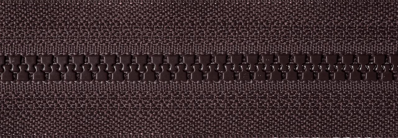 YKK Reversible Zip, No. 570 Brown, 76 cm Length - Image 2