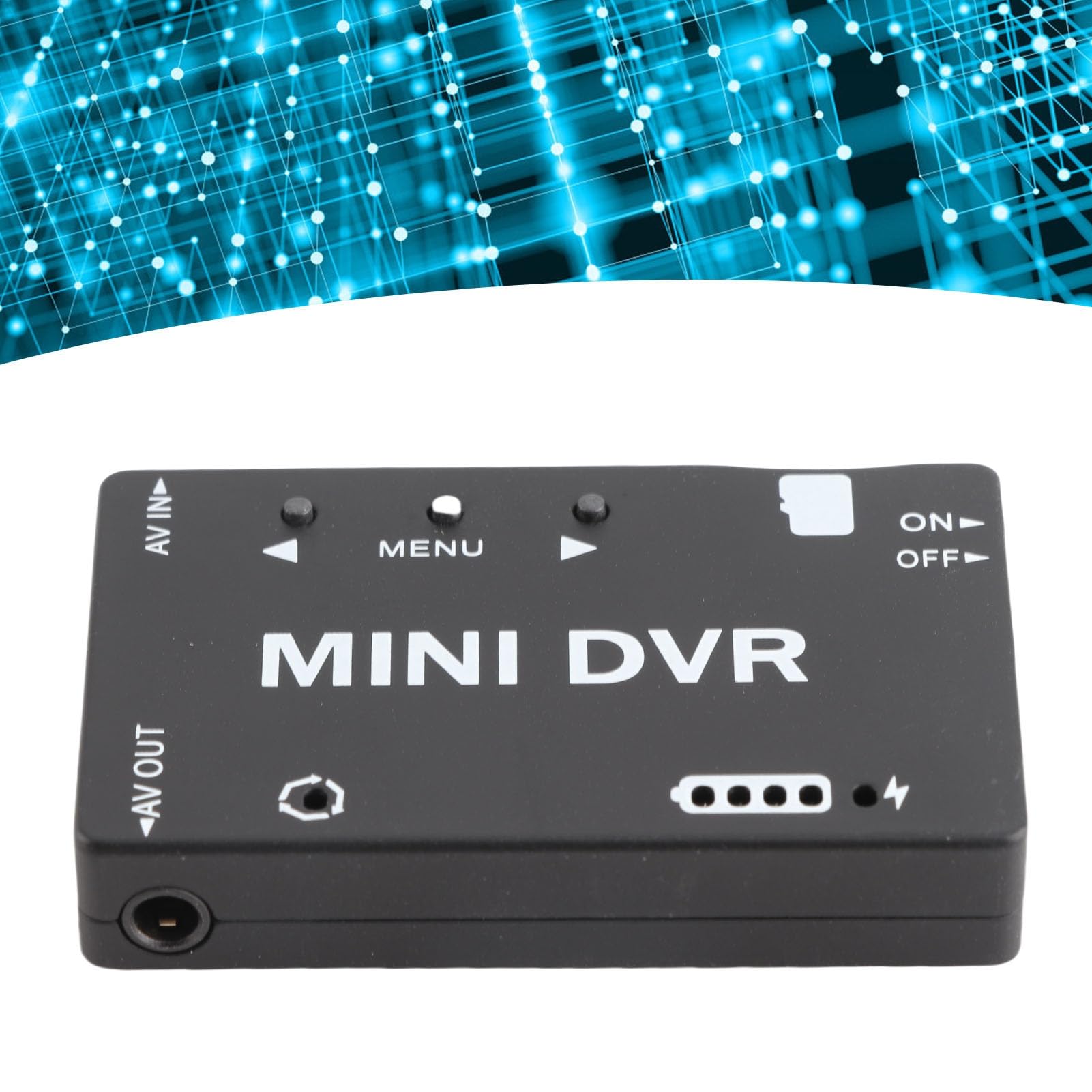NTSC PAL Rejestrator przełączany, mini moduł DVR FPV z wbudowaną baterią, wysokiej jakości rejestrator audio wideo do quadcoptera i pojazdów RC