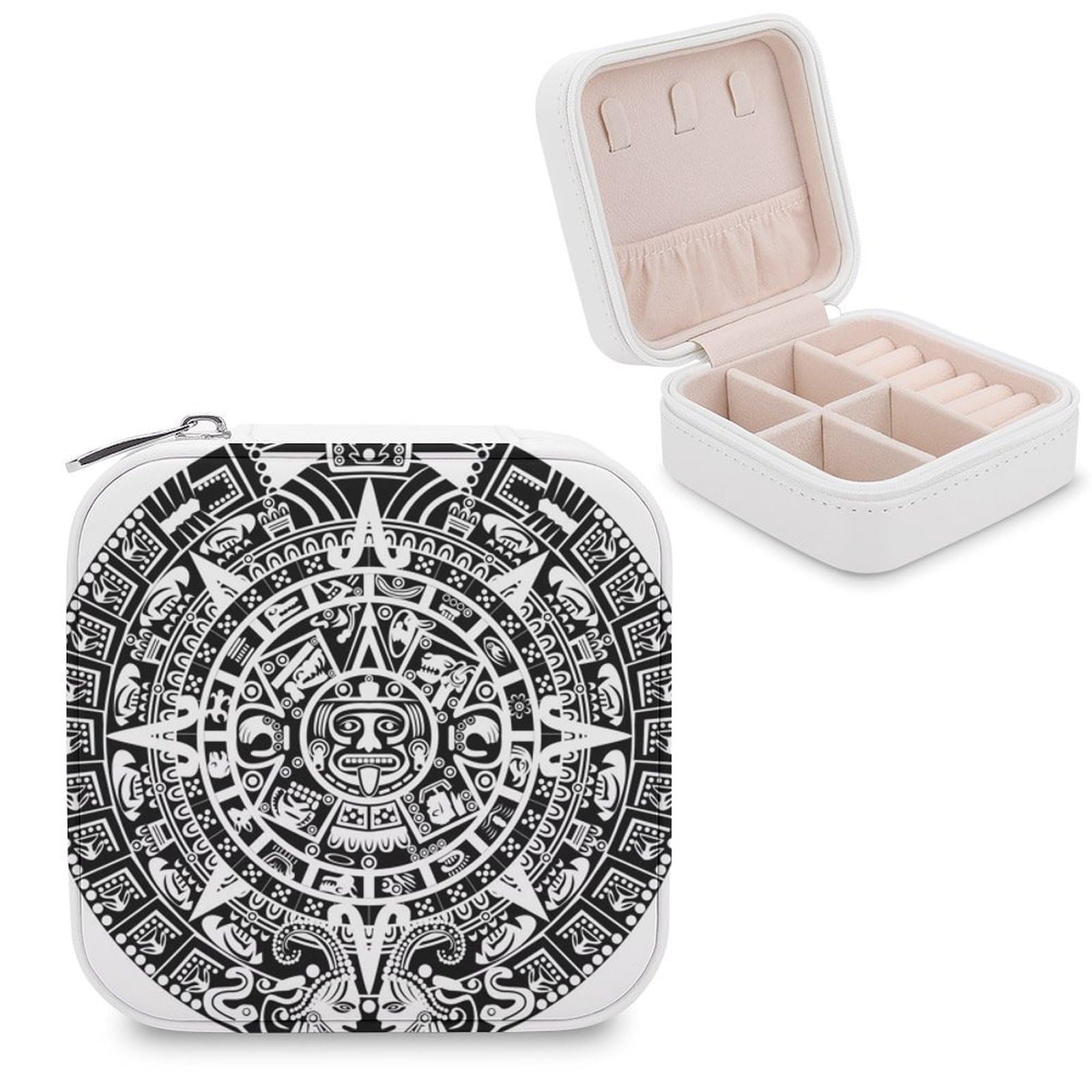 Boîte à bijoux de voyage anti-nœuds en flanelle compacte pour protéger vos colliers