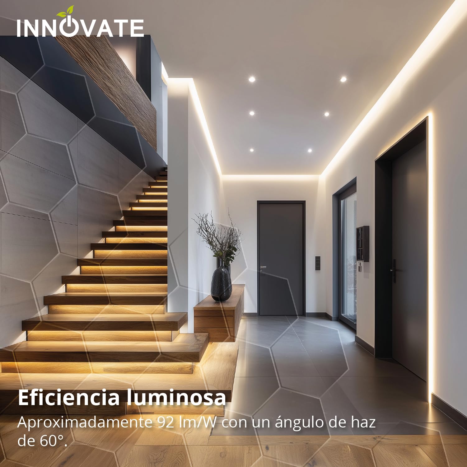 INNOVATE Focos LED interior techo Regulable [ES111 QRB111 GU10 12W 60°] Bombilla LED GU10 regulable equivalente 100 W I Ojos de buey oficina baño dormitorio I Iluminacion interior Luz ambiente (8) | QRB11 QRB111 - Foco led (60°, 100 W, para interiores)