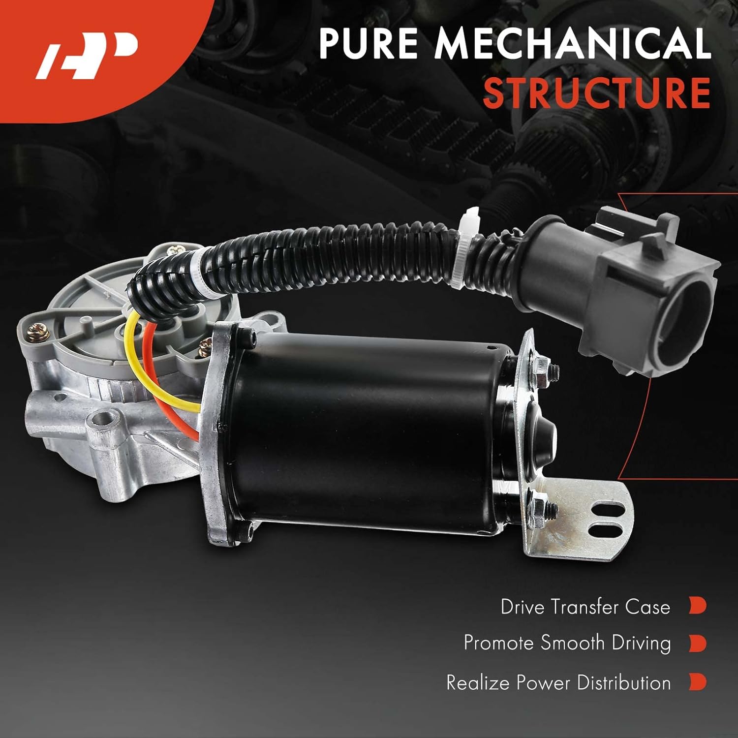 A-Premium Transfer Case Shift Motor Replacement for Bronco Ford 1987-1990 4WD