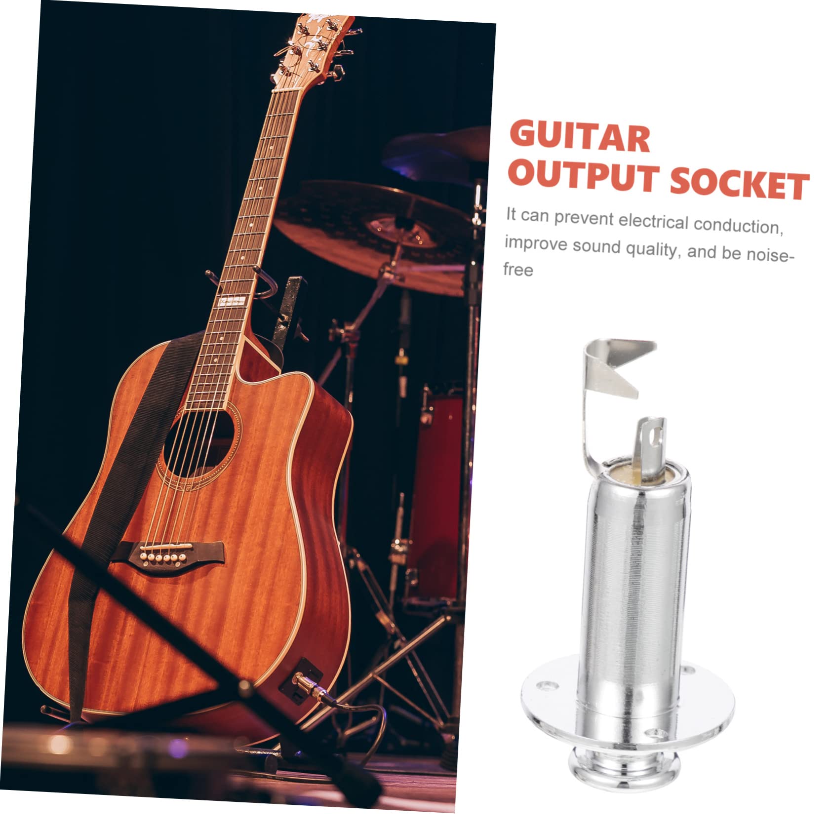 5stücke Guitar Endpin Jack Starke Bauweise Kompatibel Gitarre Und Bass Verbesserte Klangqualität Leise Nutzung Für Musiker