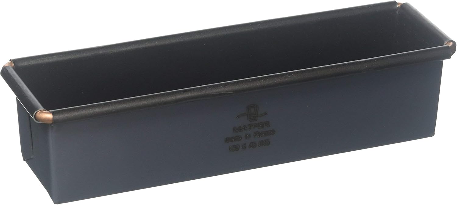 Matfer Bourgeat Exopan® Steel Mini Bread Mold/Loaf Pan, Nonstick, 7 1/2" x1 3/4"