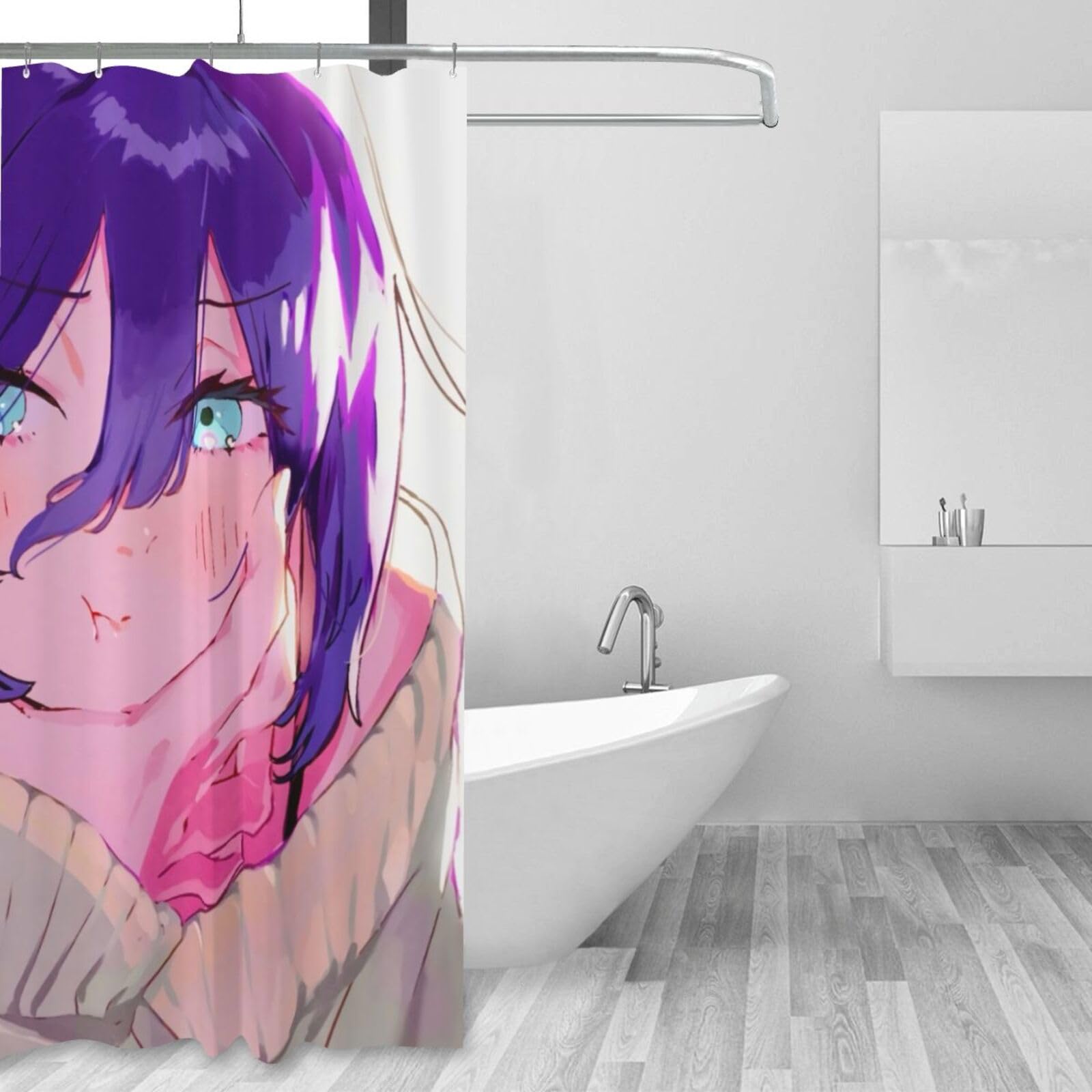 Amazon｜シャワーカーテン チェンソーマン レゼ おしゃれ 防水 防カビ
