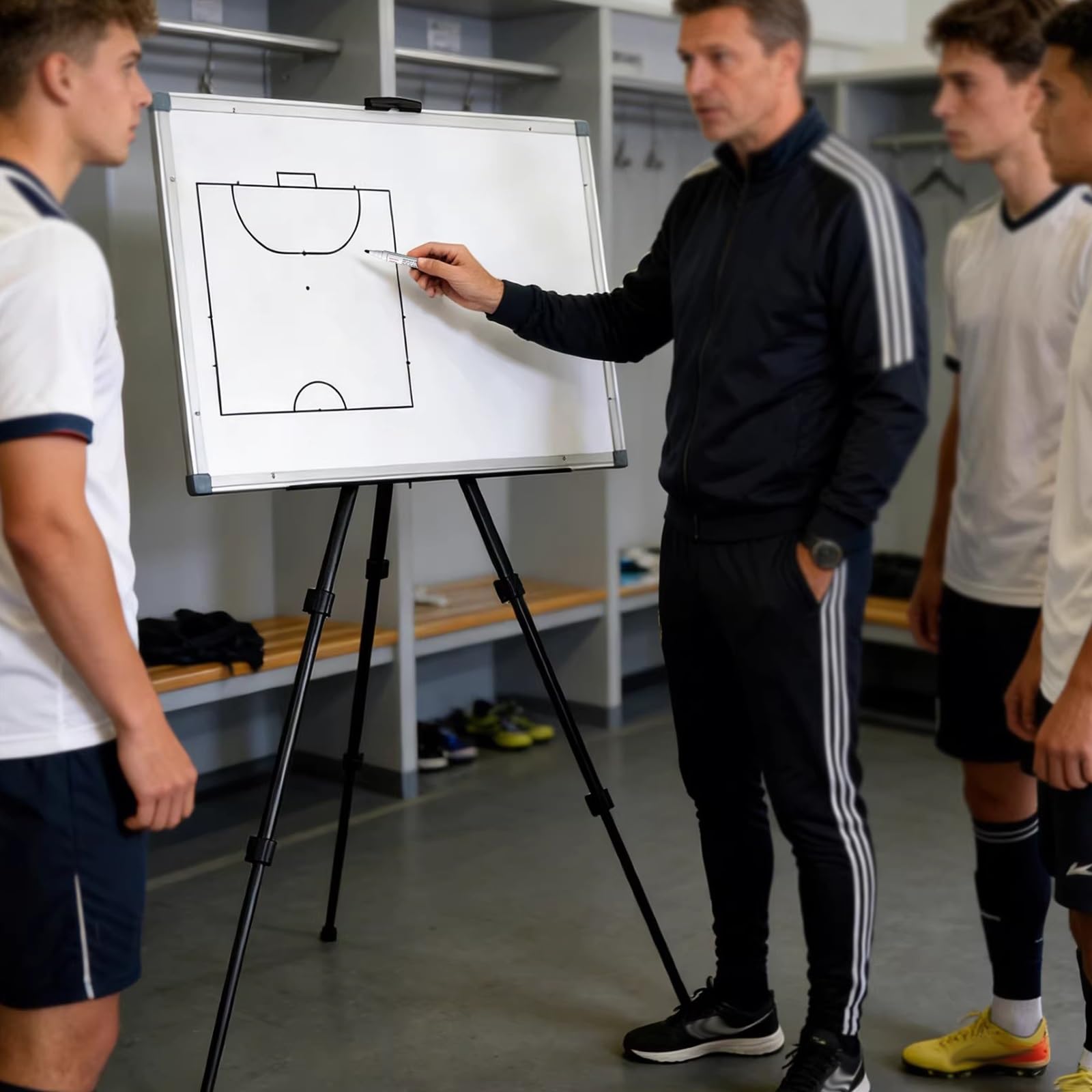Lavagna Tattica per Futsal, Lavagna Magnetica per Allenatori di Futsal