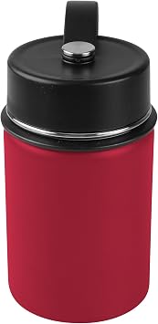 Tahoe Trails 12 oz Double Wall Vacuum Insulated Stainless Steel Water Bottle, Tomato