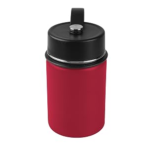 Tahoe Trails 12 oz Double Wall Vacuum Insulated Stainless Steel Water Bottle Tomato