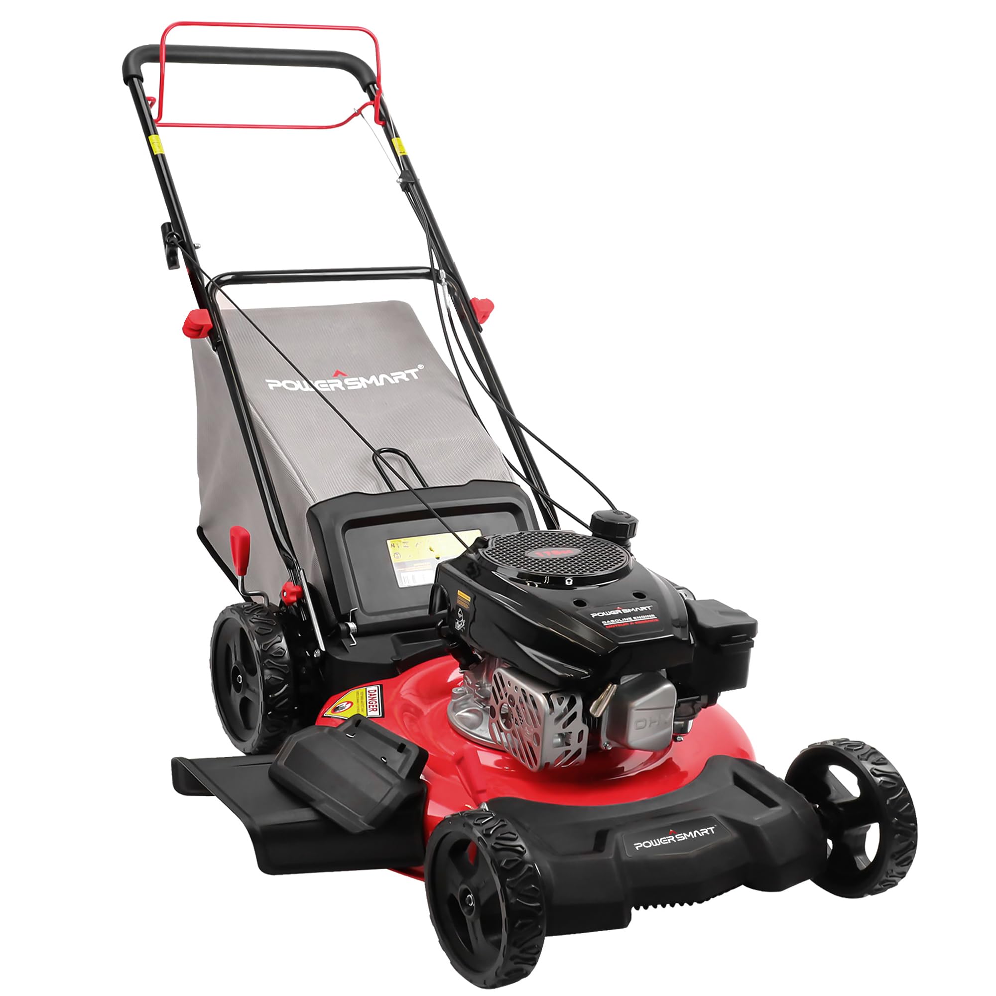 PowerSmart 21-Inch Self Propelled Gas Lawn Mower 170cc