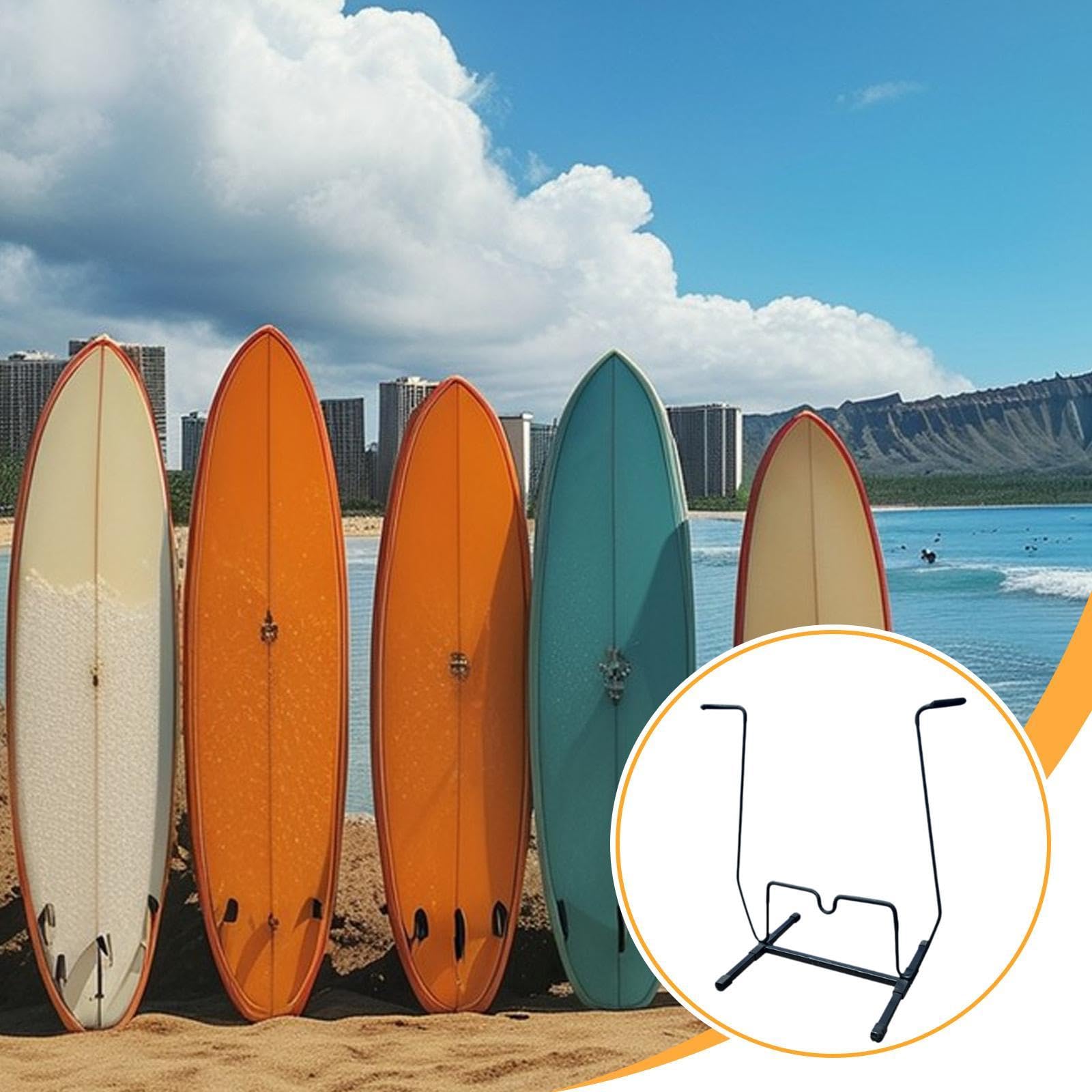 kowaku Surfboard Display Rack Organizer, Easy to Install Longboard Organizer, Surfboard Stand for Room, Garage, Indoor Storage