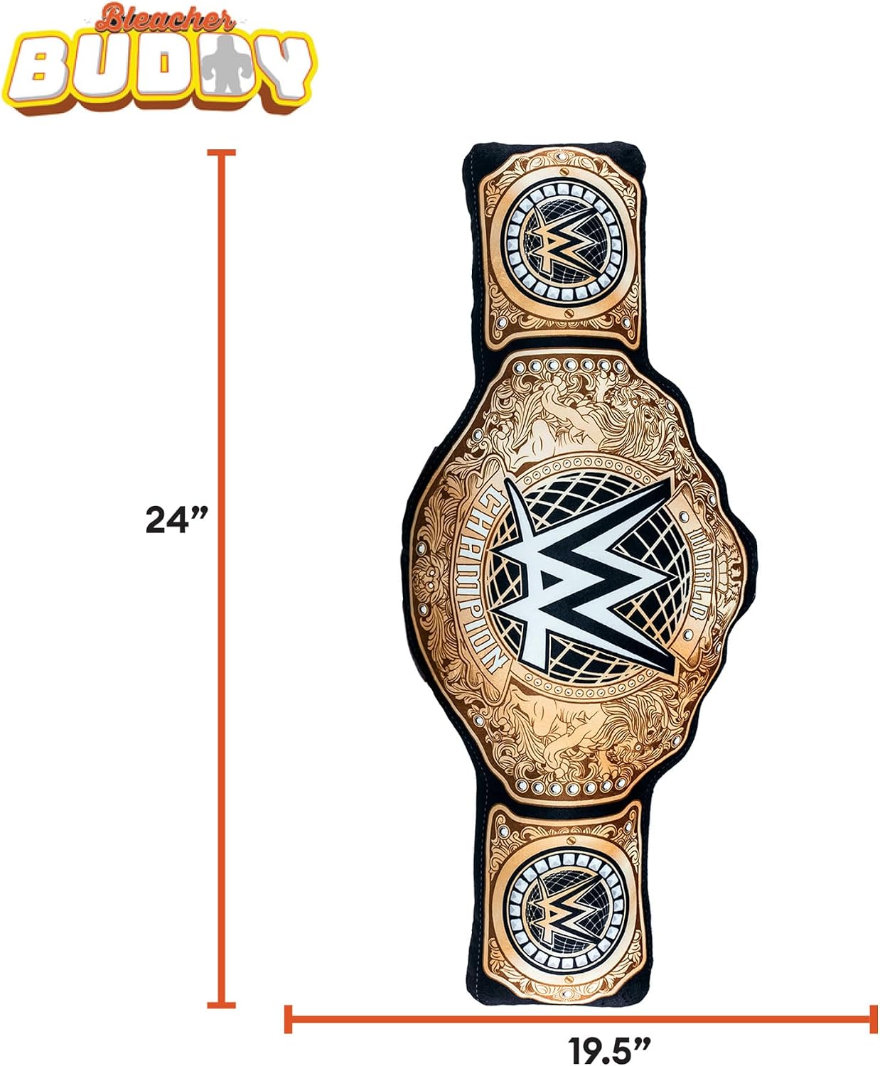 Bleacher Creatures WWE Heavyweight Championship 24" Bleacher Buddy Belt - Soft Plush Toy