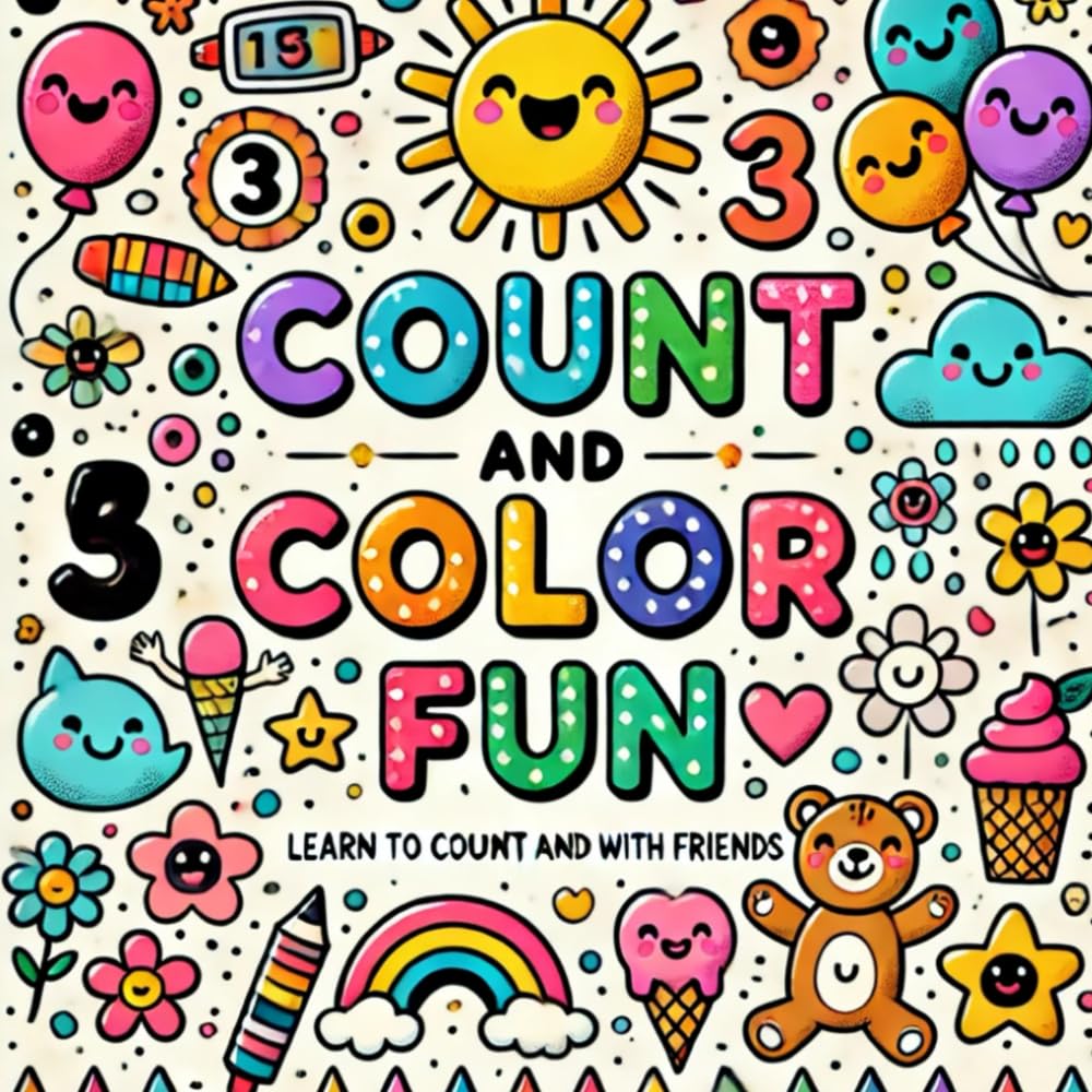 count and color fun: learn to count and with friends