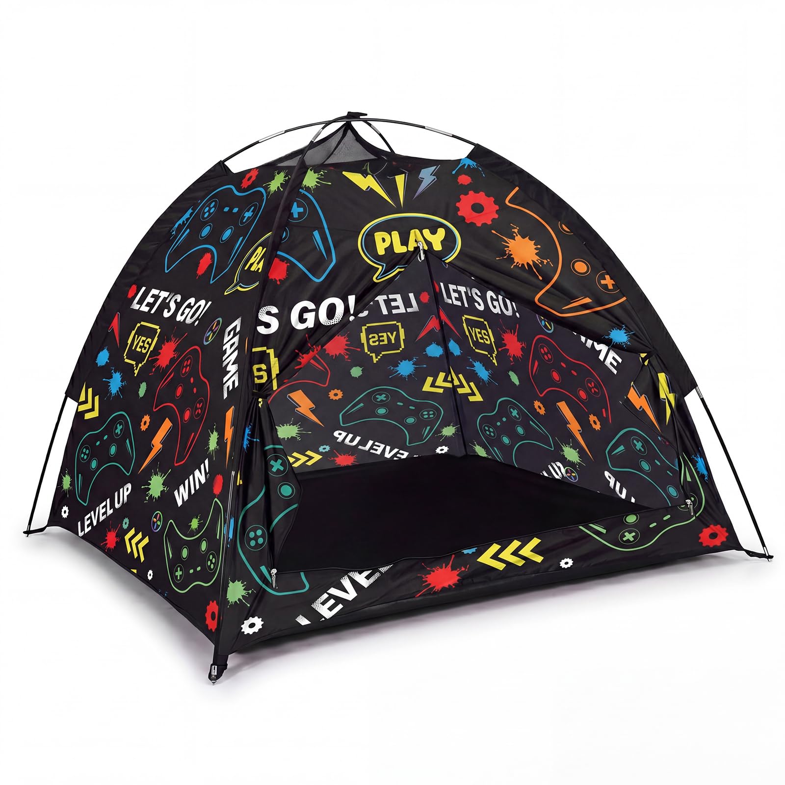 Yoojahow Gamer Themed Play Tent for Adults Video Game Playhouse Controller