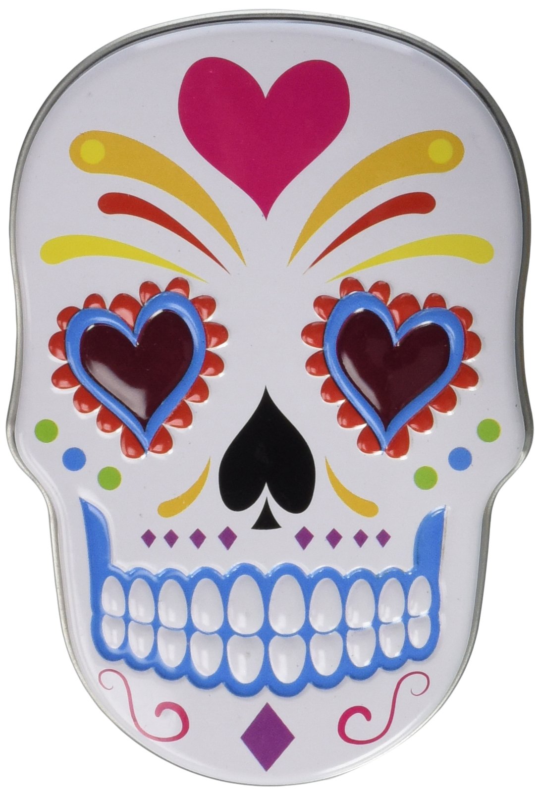 Boston America Sugar Skulls Sweet Candy Skulls Display, 2.75 Pound