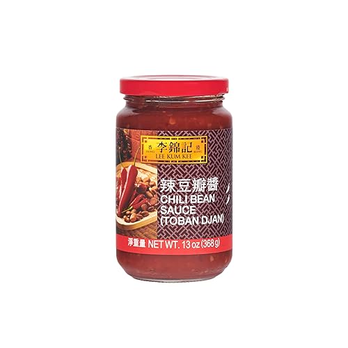 Lee Kum Kee Salsa de frijoles (13 onzas – 1 paquete), salsa Toban, estilo Sichuan, especias suaves, perfecta para freír, fideos, mariscos, mapo tofu