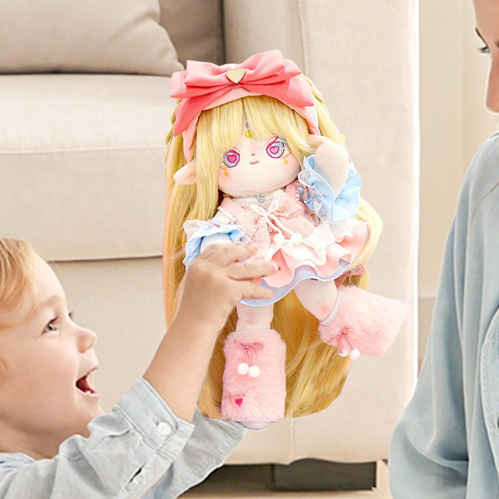 Amazon.co.jp: スケルトン付きコットンドール、ぬいぐるみ着せ替え人形