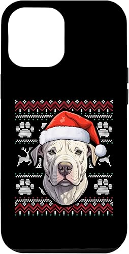 Miniatura 10 de iPhone 13 Pro Dogo Argentino Santa Hat Christmas Funny Dog Mom Dad Case