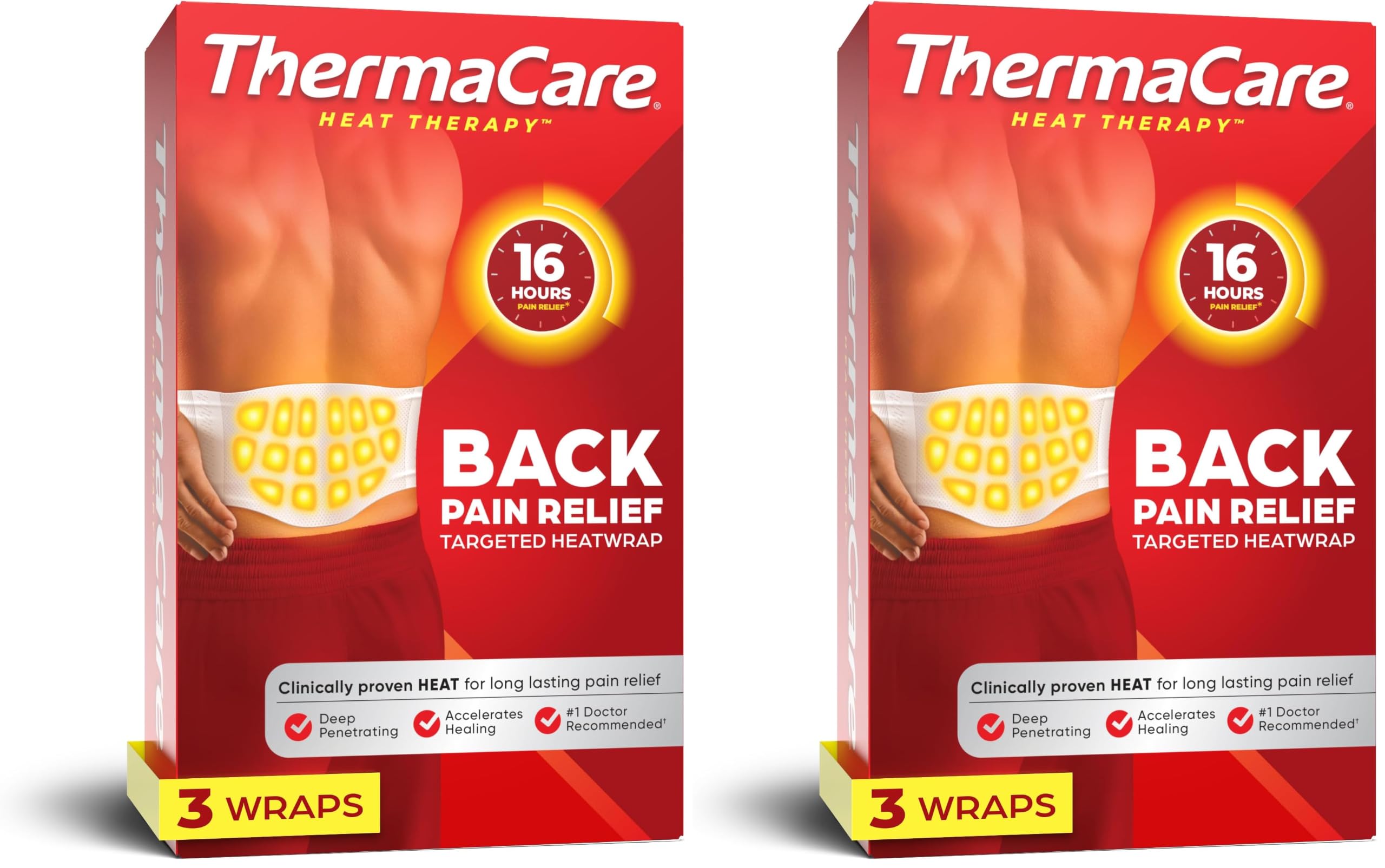 ThermaCare Heat Wraps - Back Pain Relief -10