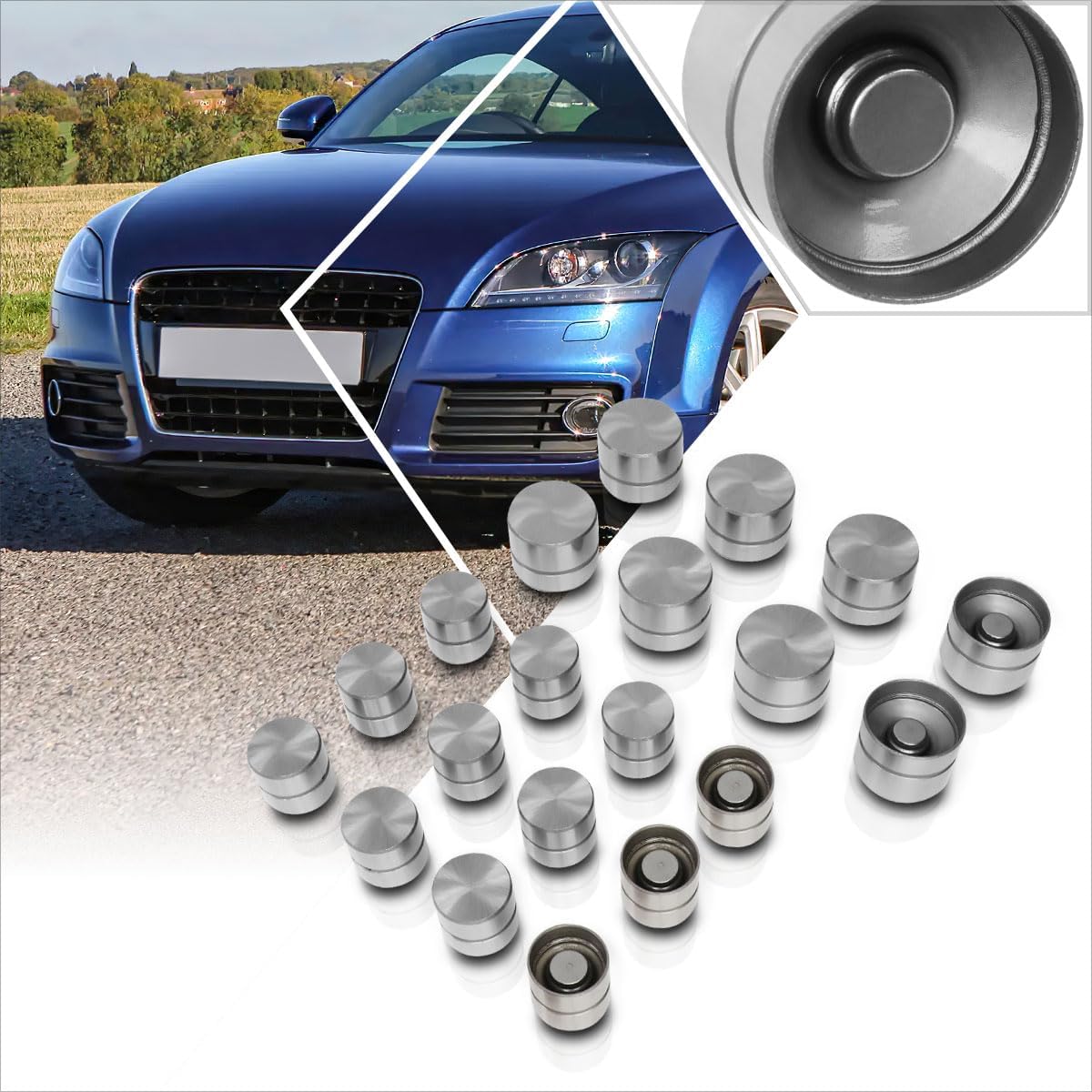 20Pcs Hydraulic Valve Lifters Compatible with 97-06 Audi A4 TT/VW Beetle Golf Jetta Passat