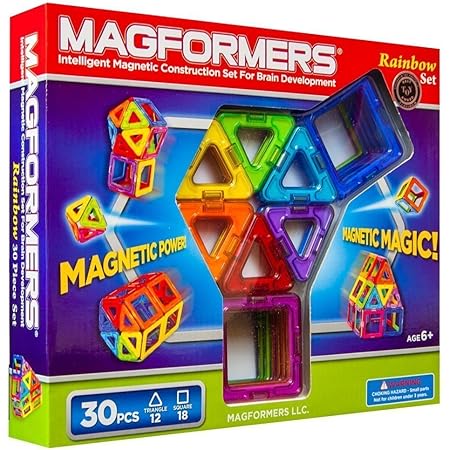Amazon マグフォーマー 30ピース レインボーセット Magformers マグネットブロック 創造力を育てる知育玩具 30ピース 並行輸入品 すうじ 図形 計算 おもちゃ Amazon マグフォーマー 30ピース レインボーセット Magformers マグネットブロック 創造力を育てる知育玩具 30ピース 並行輸入品 すうじ 図形 計算 おもちゃ