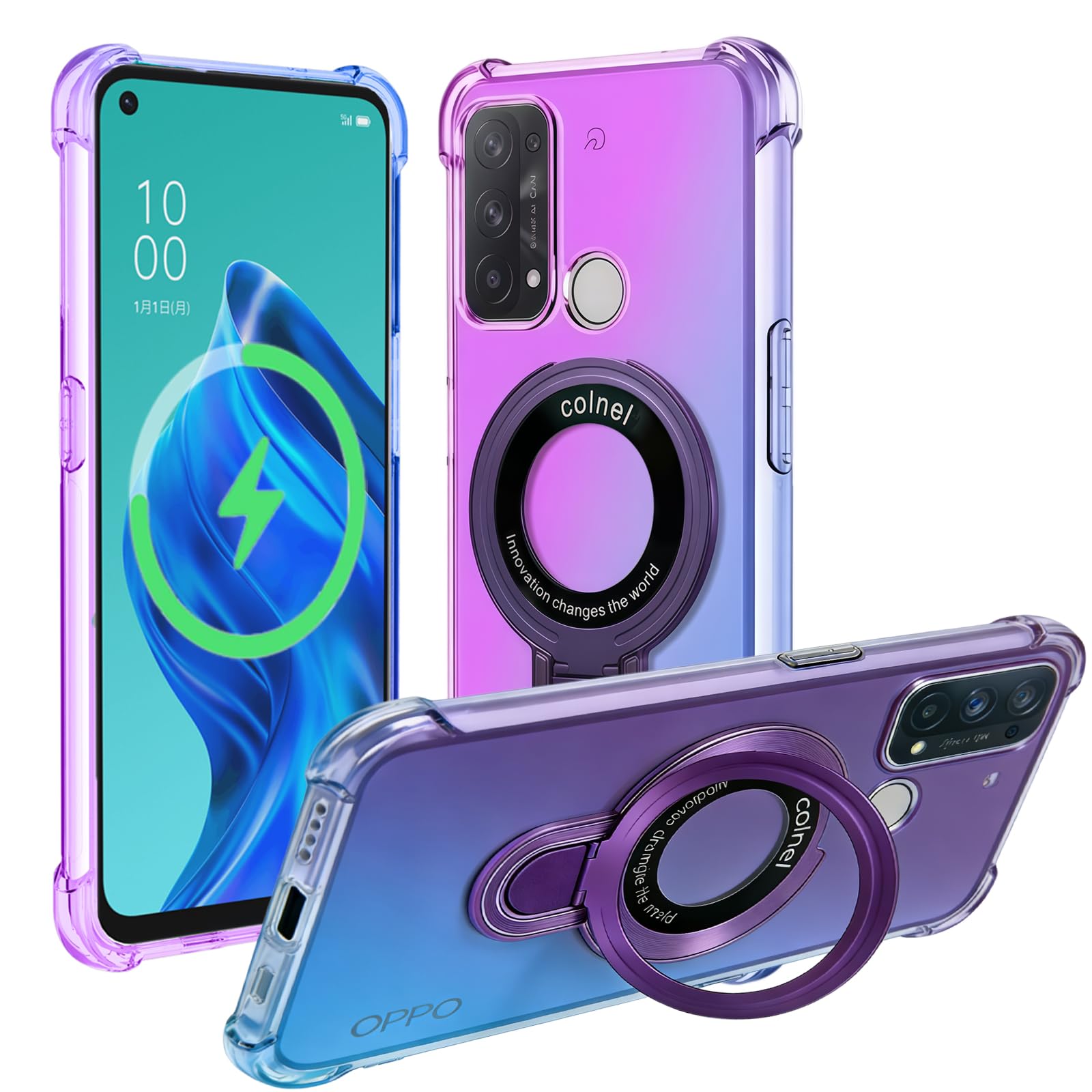 Amazon.co.jp: 【Moilyo】対応OPPO Reno5 A用 ケース クリア 薄型 TPU