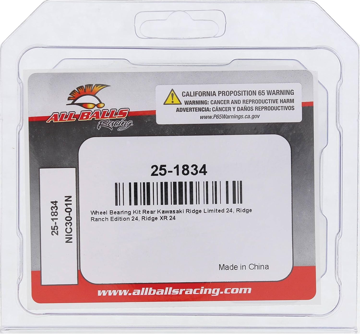 All Balls 25-1834 Wheel Bearing Kit
