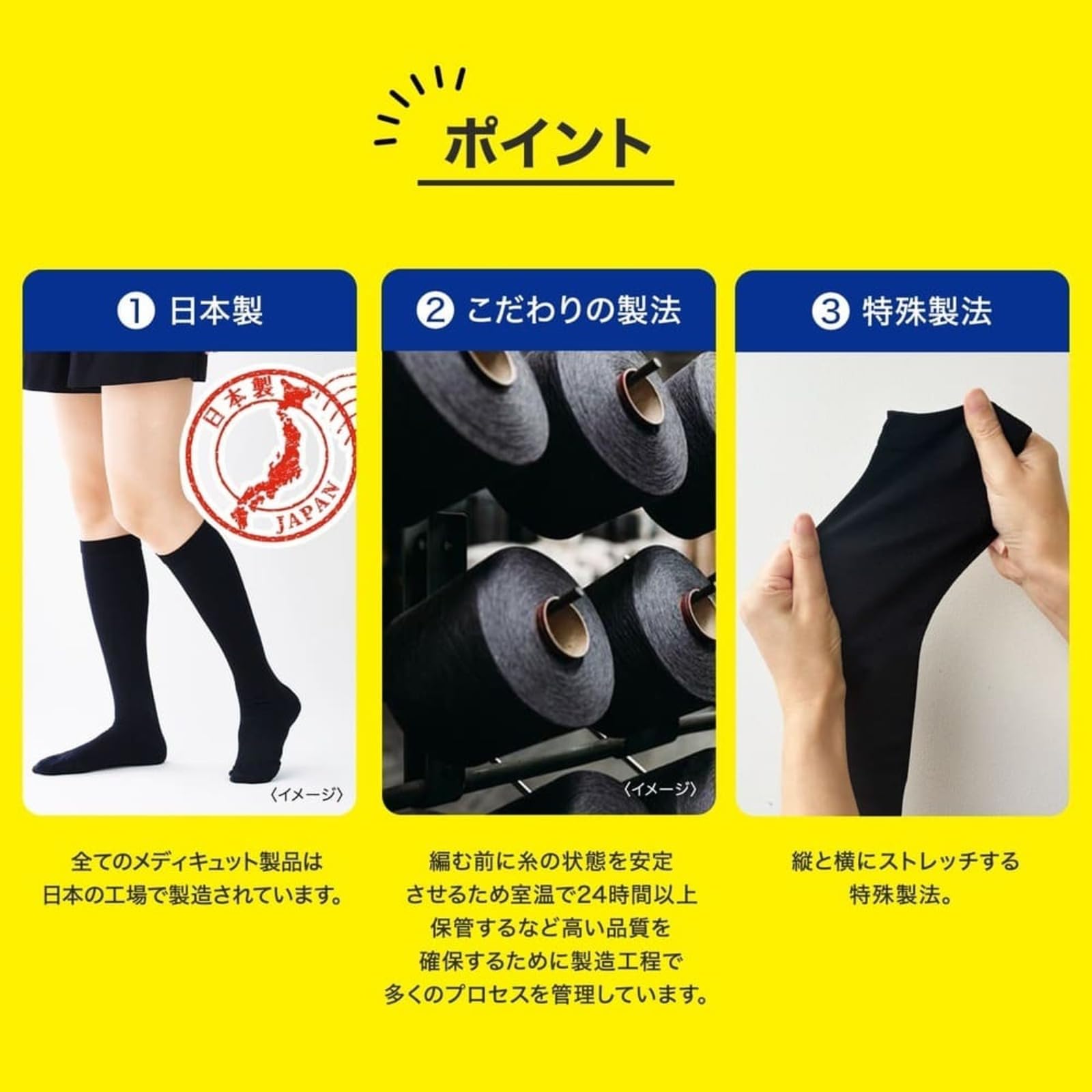 Amazon.co.jp: 【着圧ソックス市場No.1ブランド】メディキュット