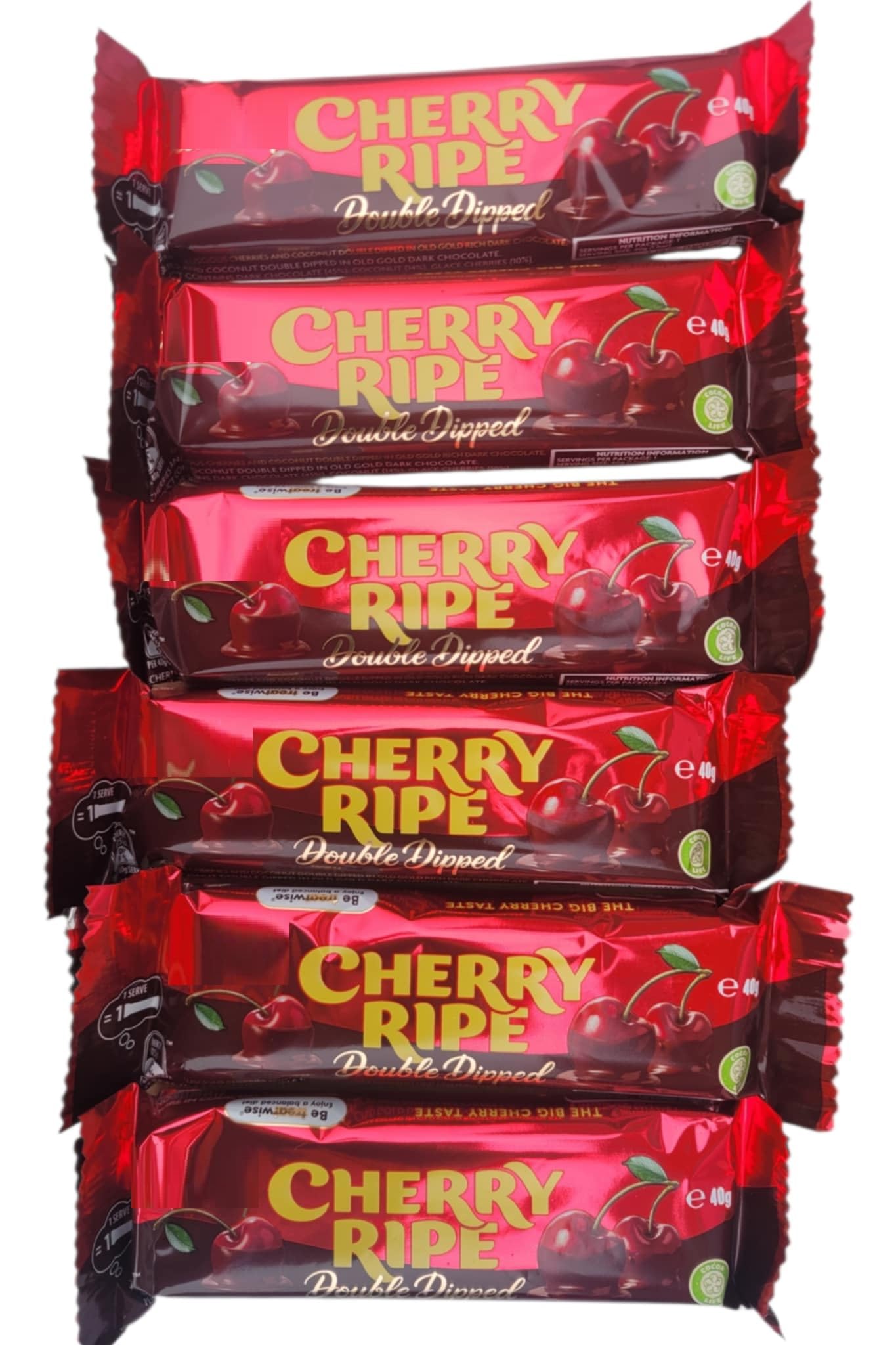 Double Dipped Cherry Ripe x6 | Australian Chocolate Selection Hamper | Cherry Coconut | By INTERGALACTIC SWEETS