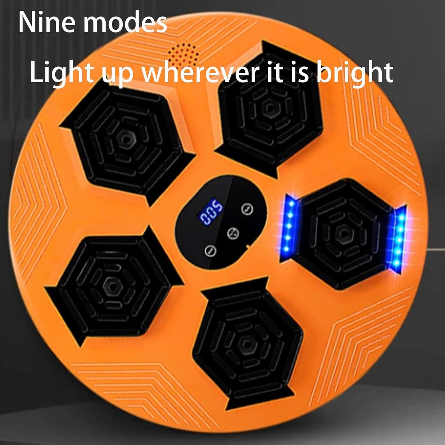 Smart Music Boxing Machine,Home Wall Target,9 Modes,18 Speeds,Fun Training Equipment,Suitable for All Ages