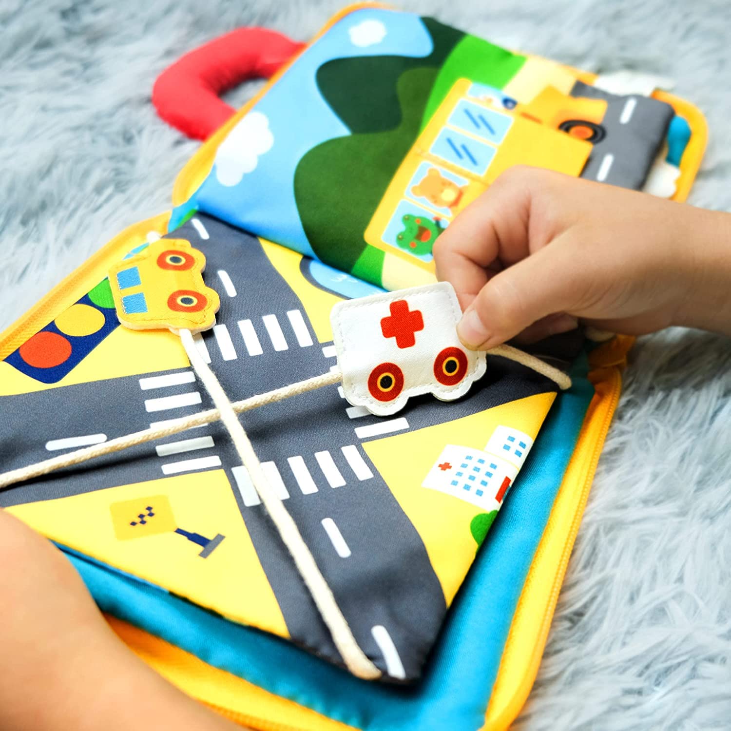 Richgv Vehicle Morbido Libri per Neonato