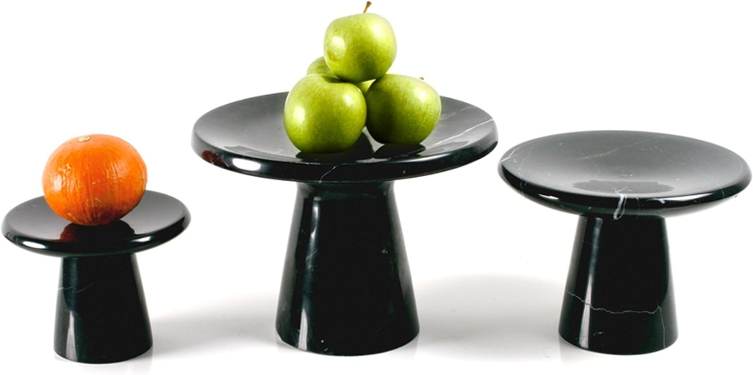Yuchengstone Black Marble Cake Stand