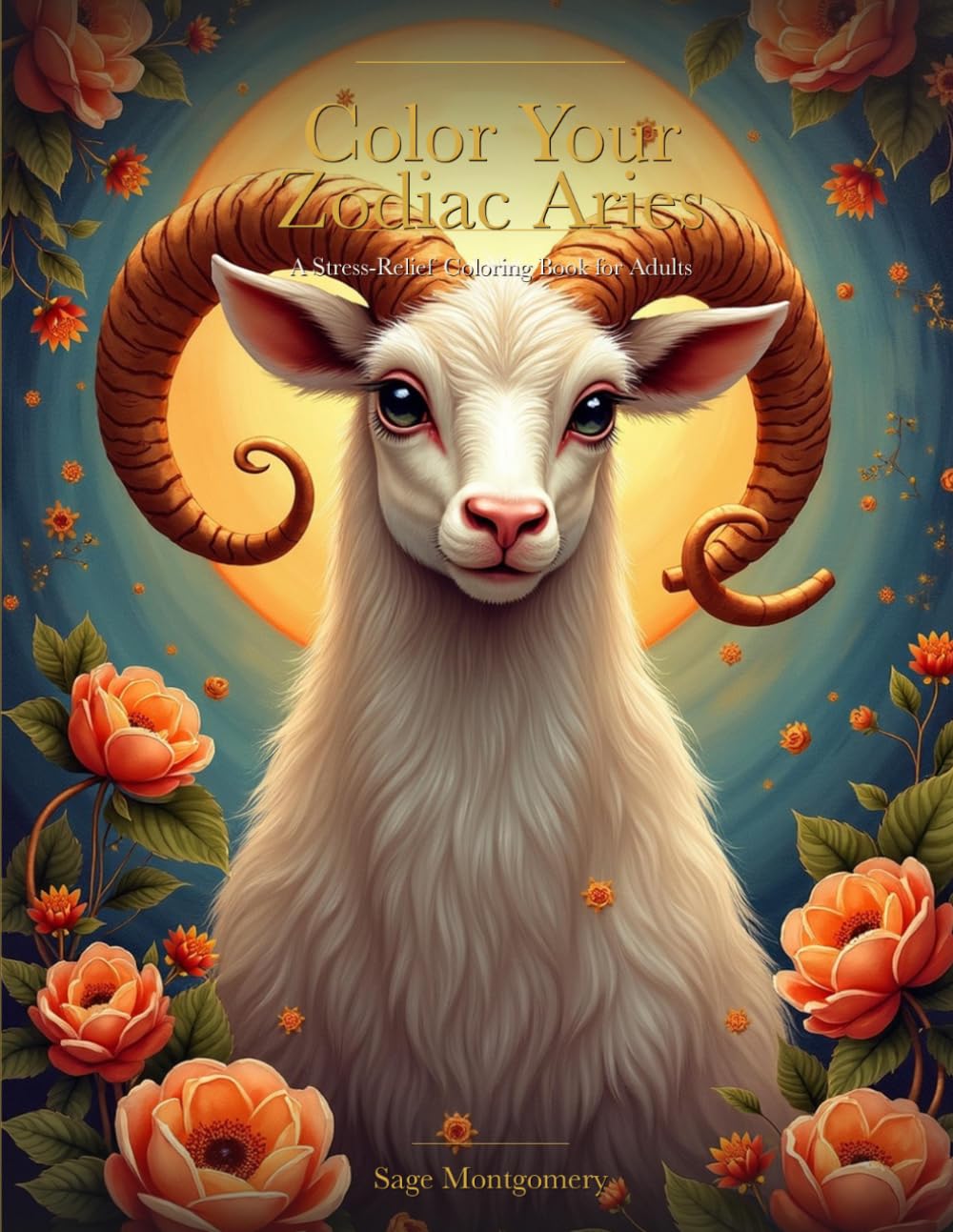 Color Your Zodiac Aries: A Stress-Relief Coloring Book for Adults