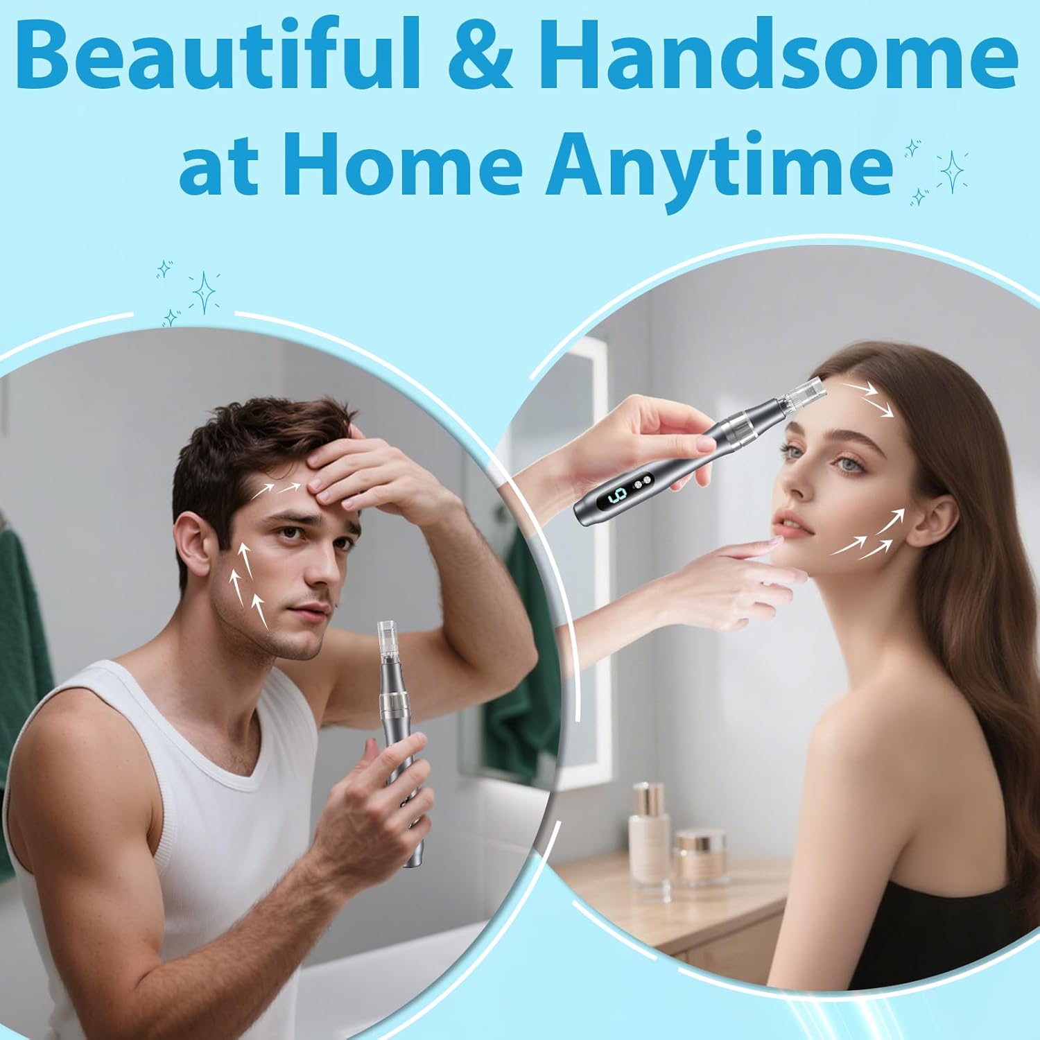 Dermastamp System, 0.25mm Microneedling Derma Stamp Pen, Derma Roller Alternative, Skin Care Tool for Women - Image 5