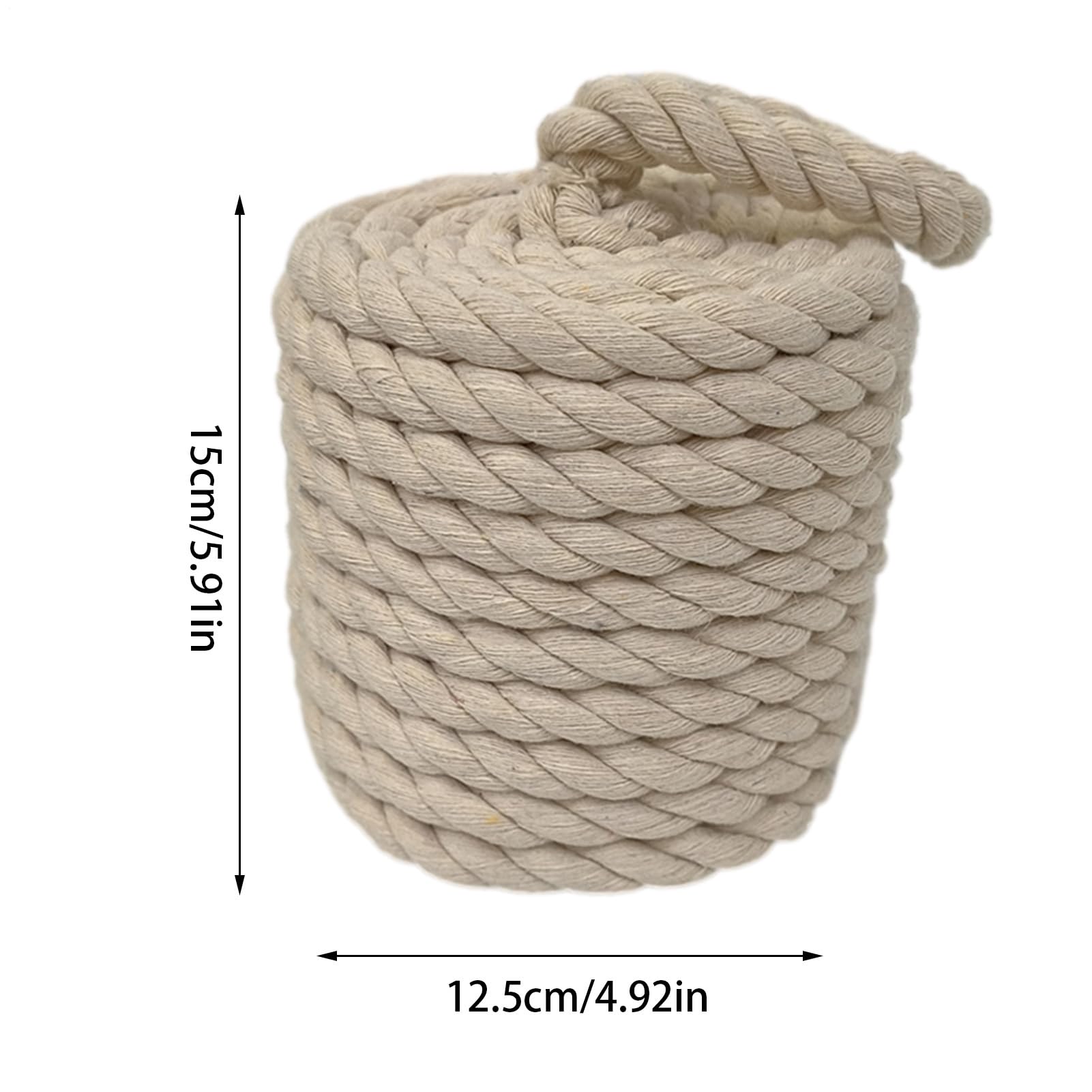 Beschwerter Türstopper – Bodenstopper, robuster Baumwoll-Türstopper mit