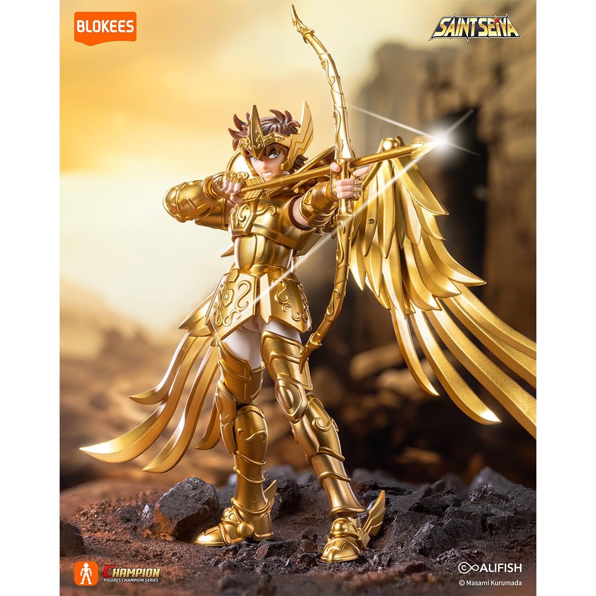 Amazon.co.jp: Blokees 聖闘士星矢チャンピオン DC 射手座アイオロス