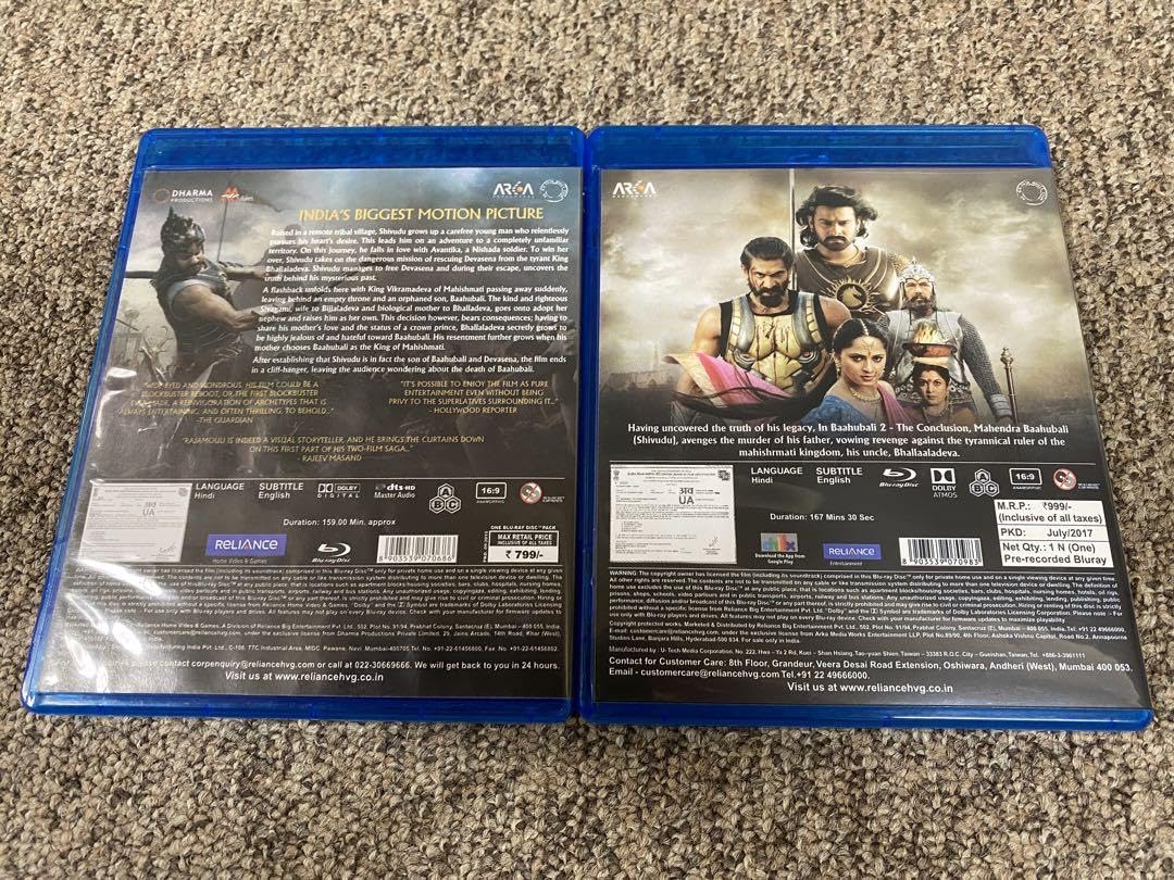 バーフバリ　1&2 Amazon.co.jp: バーフバリ1&2：ヒンディー語版＆マラヤーラム語
