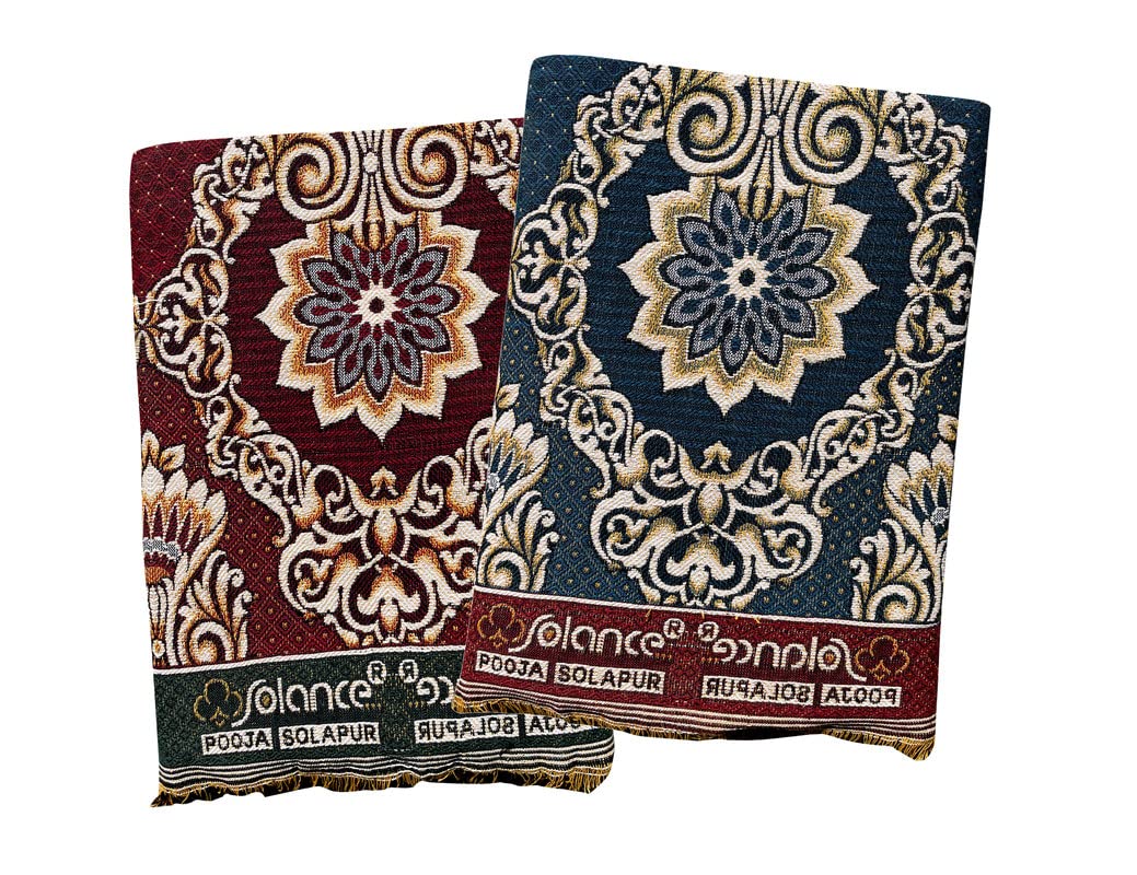 Buy Solance by Mandhania Solapur Chaddar Cotton Blanket, Bed Sheet