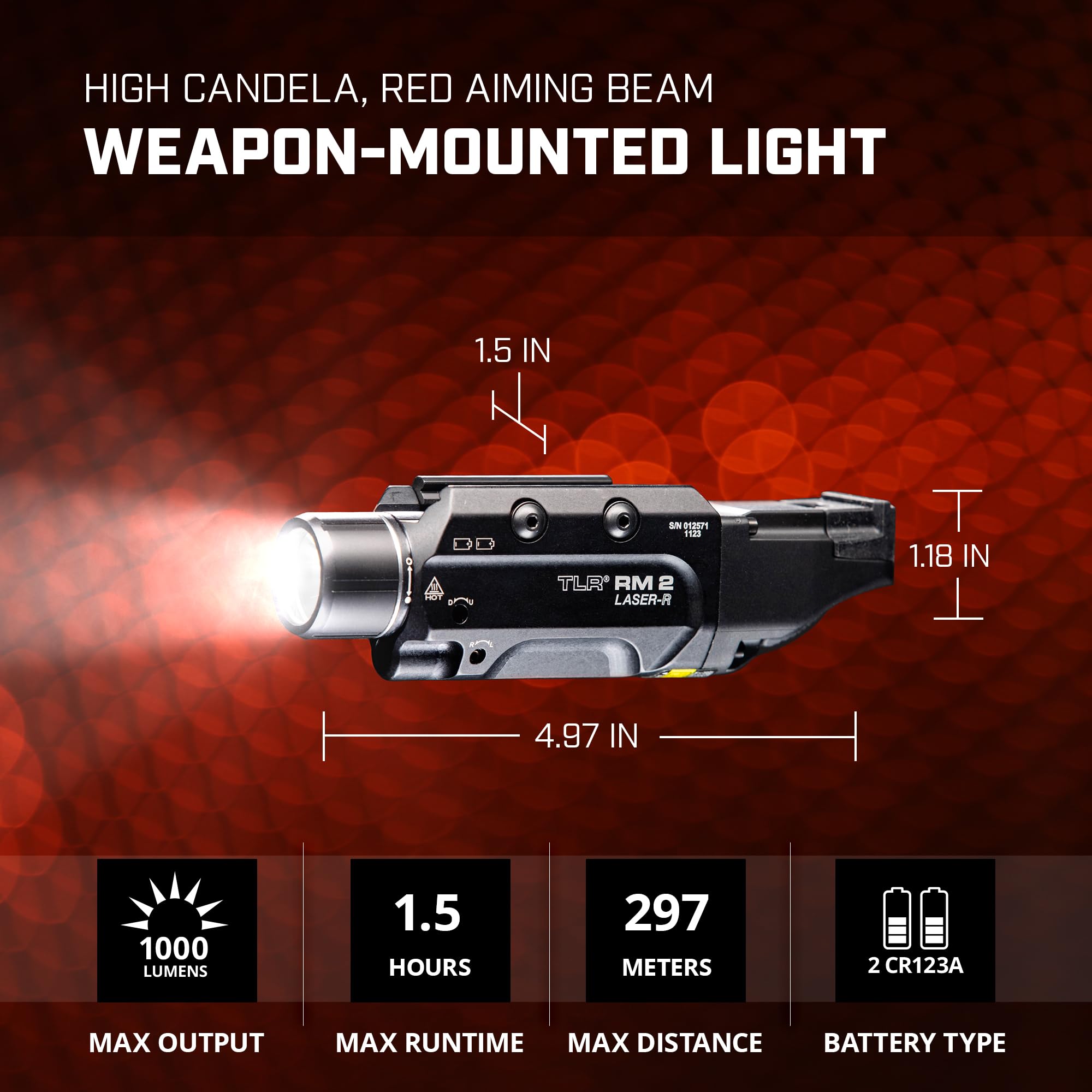 Amazon.com: Streamlight 69448 TLR RM 2 Tactical Rail-Mounted Gun
