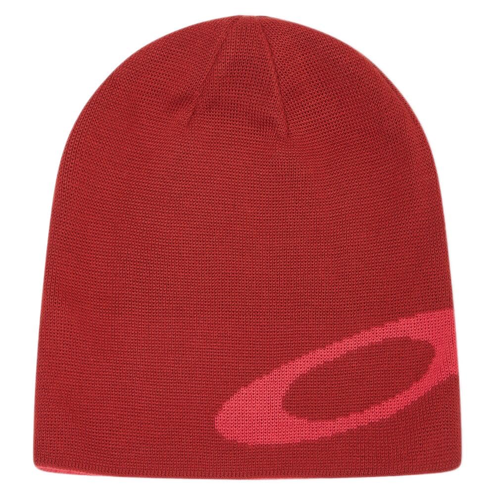 Oakley Men's Beanie Ellipse Hat, Red Fire, One Size
