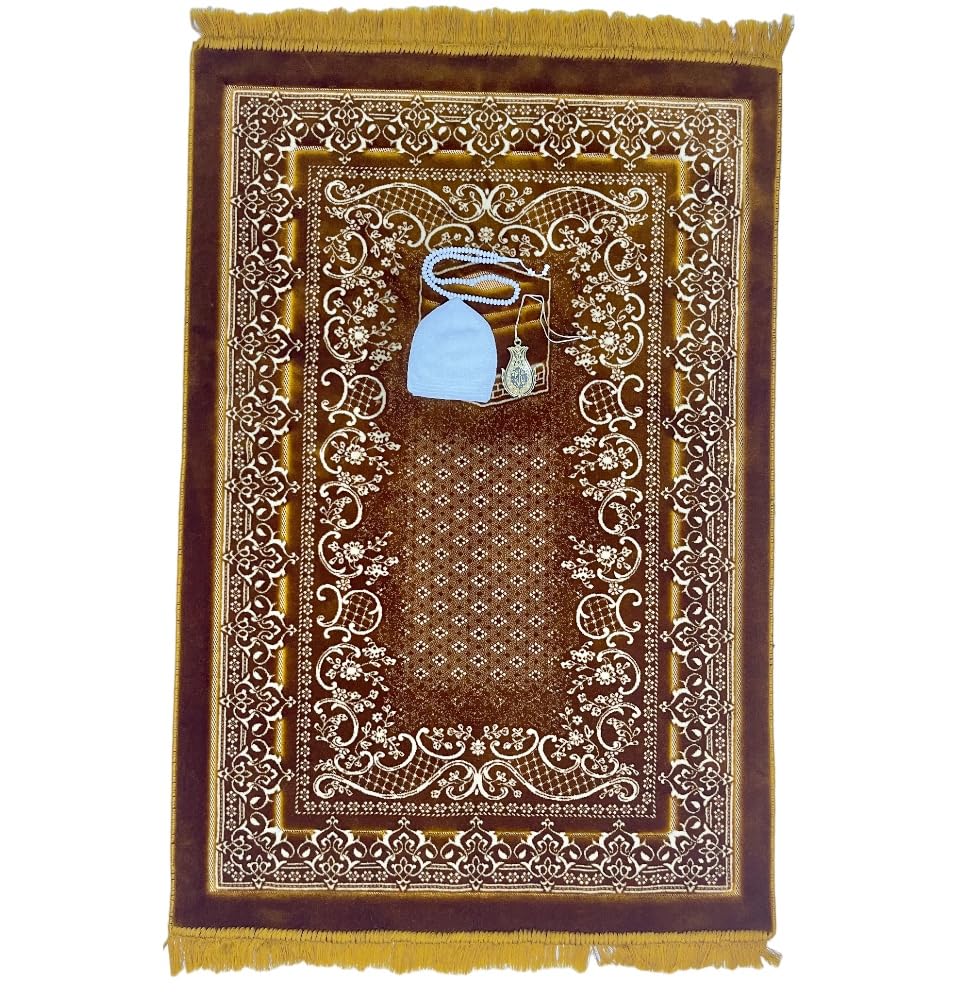 Gebedsmat, Gebedskleed, Moslim Gebedskleed, for Islam Gebed Tapijt Mat Lichtgewicht Opvouwbare Ramadan Bidden Mat Islamitisch Cadeau for Kinderen Mannen Vrouwen