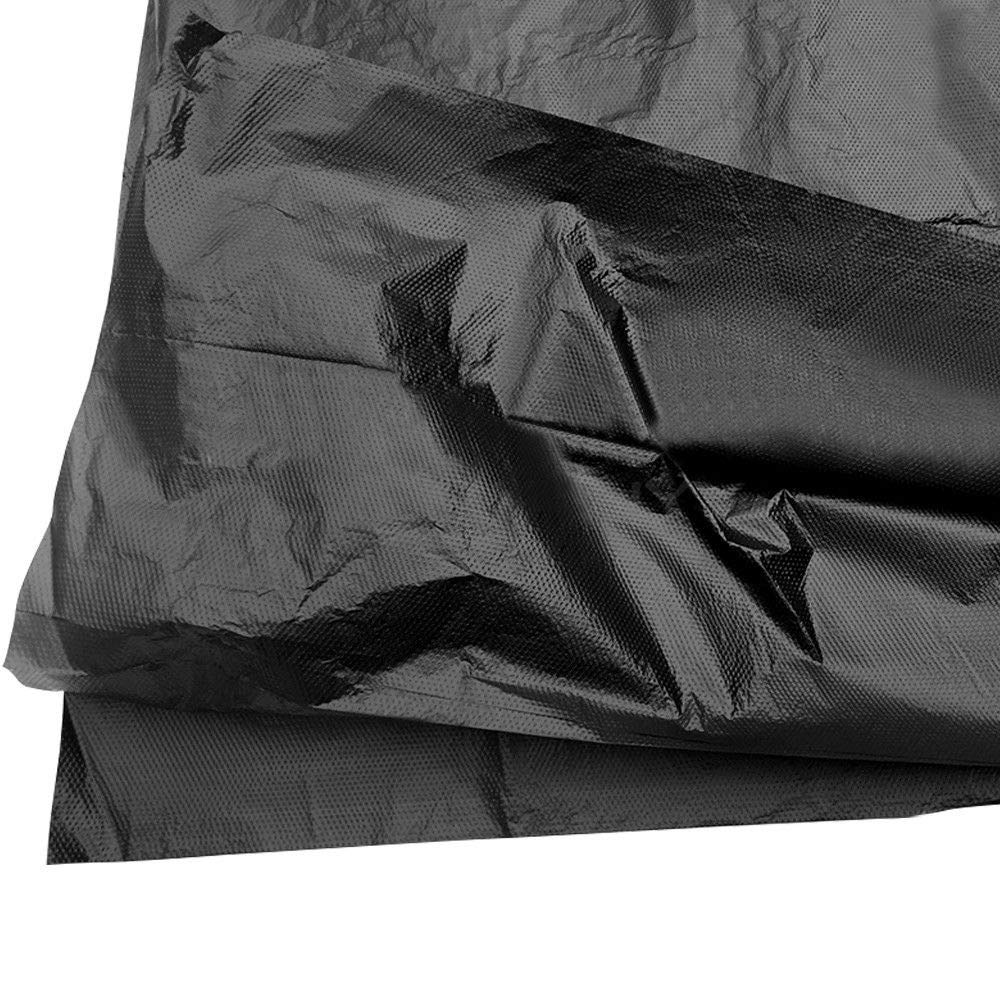 Sacchetti per la spazzatura, 50 pezzi, 130 x 150 cm, colore: Nero