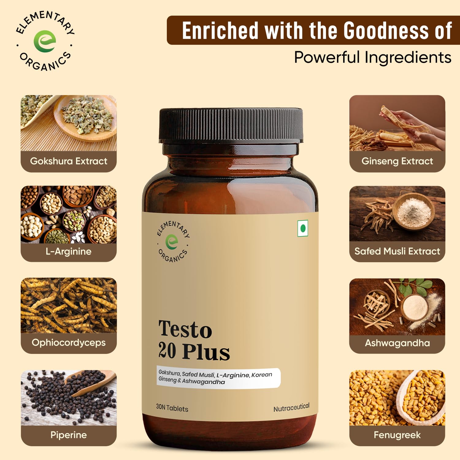 Testo 20 Plus Supplement, 30 Veg Tablets — Amazon image 2